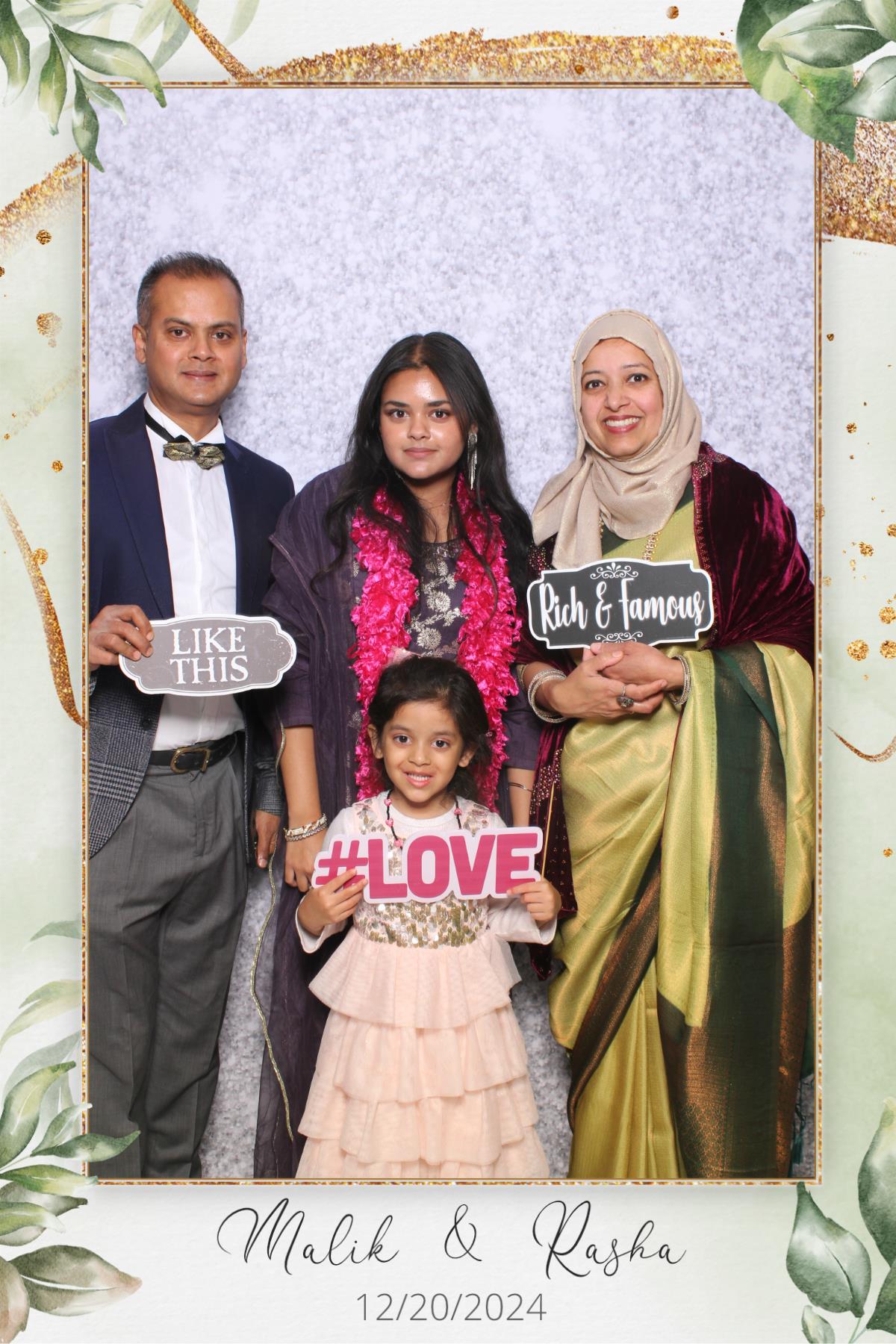 Malik & Rasha | View more photos from the event at gallery.myselfiemirror.ca/u/romanmyselfiemirrorca/Malik-Rasha