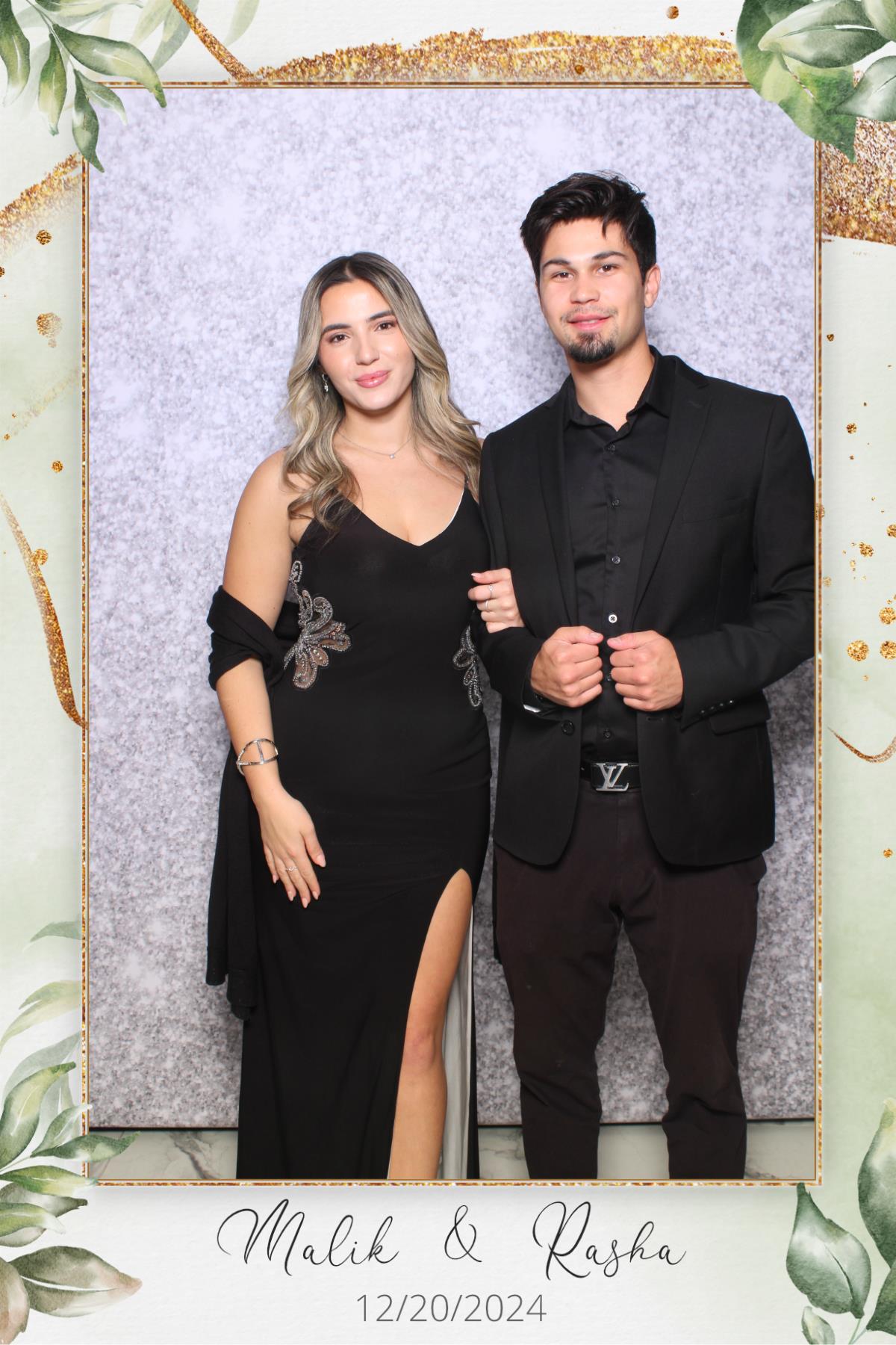 Malik & Rasha | View more photos from the event at gallery.myselfiemirror.ca/u/romanmyselfiemirrorca/Malik-Rasha
