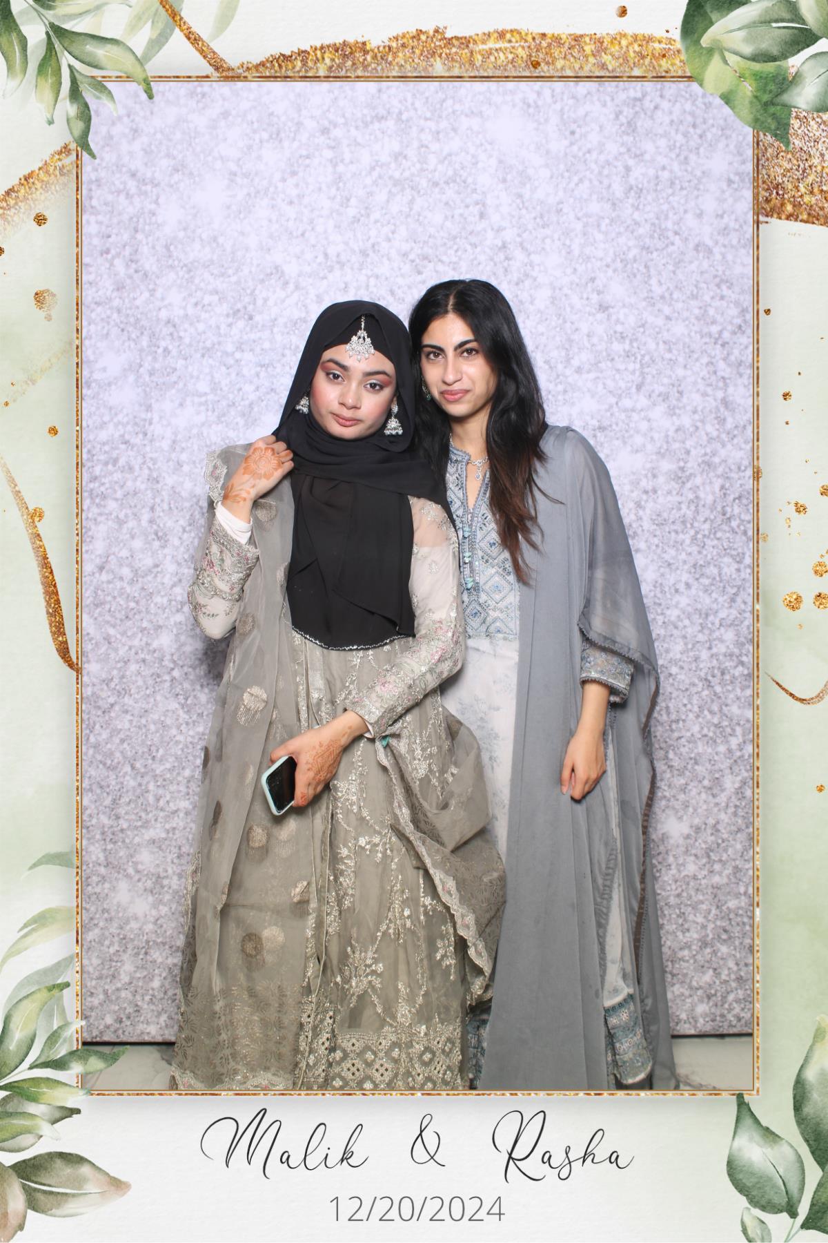 Malik & Rasha | View more photos from the event at gallery.myselfiemirror.ca/u/romanmyselfiemirrorca/Malik-Rasha