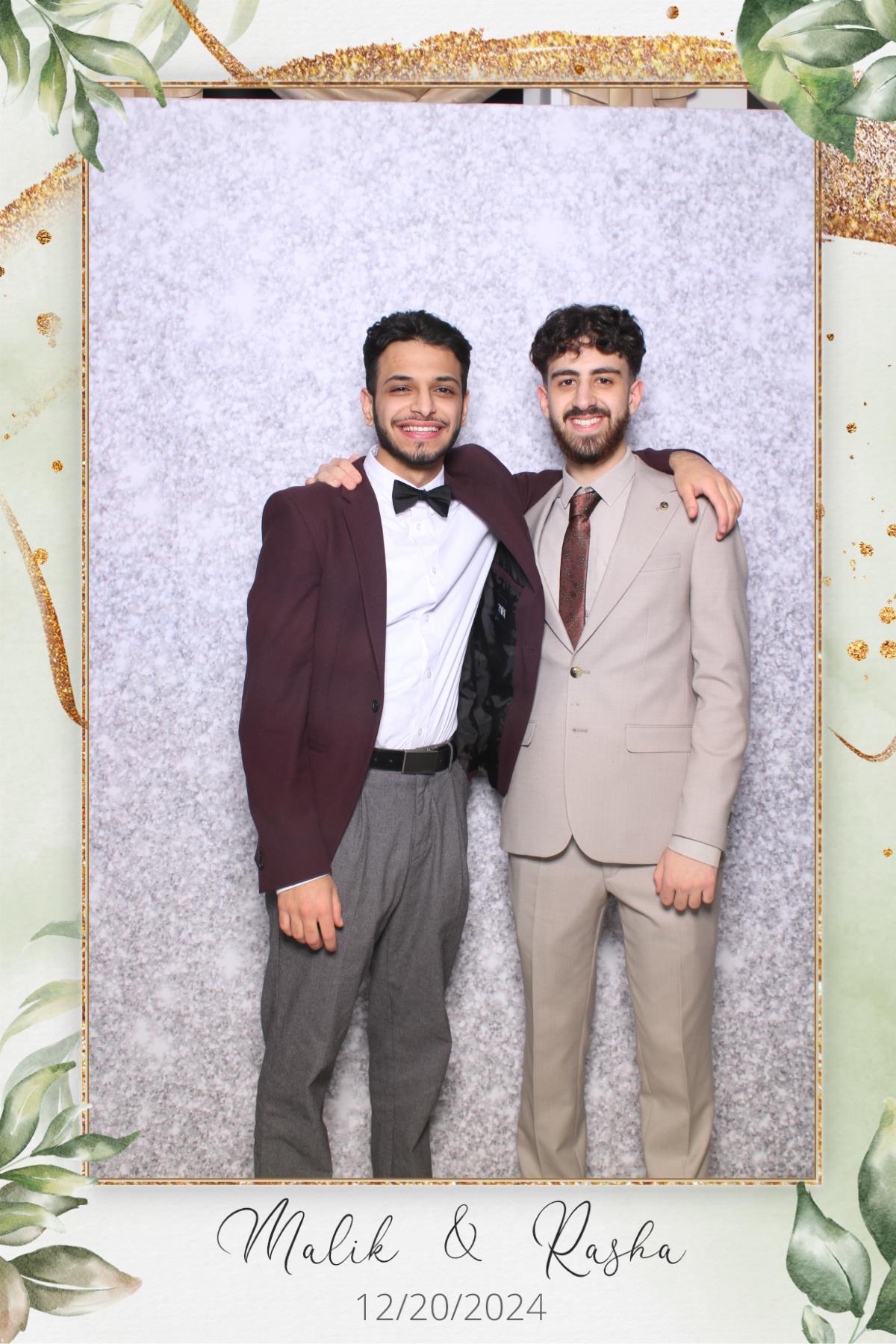 Malik & Rasha | View more photos from the event at gallery.myselfiemirror.ca/u/romanmyselfiemirrorca/Malik-Rasha