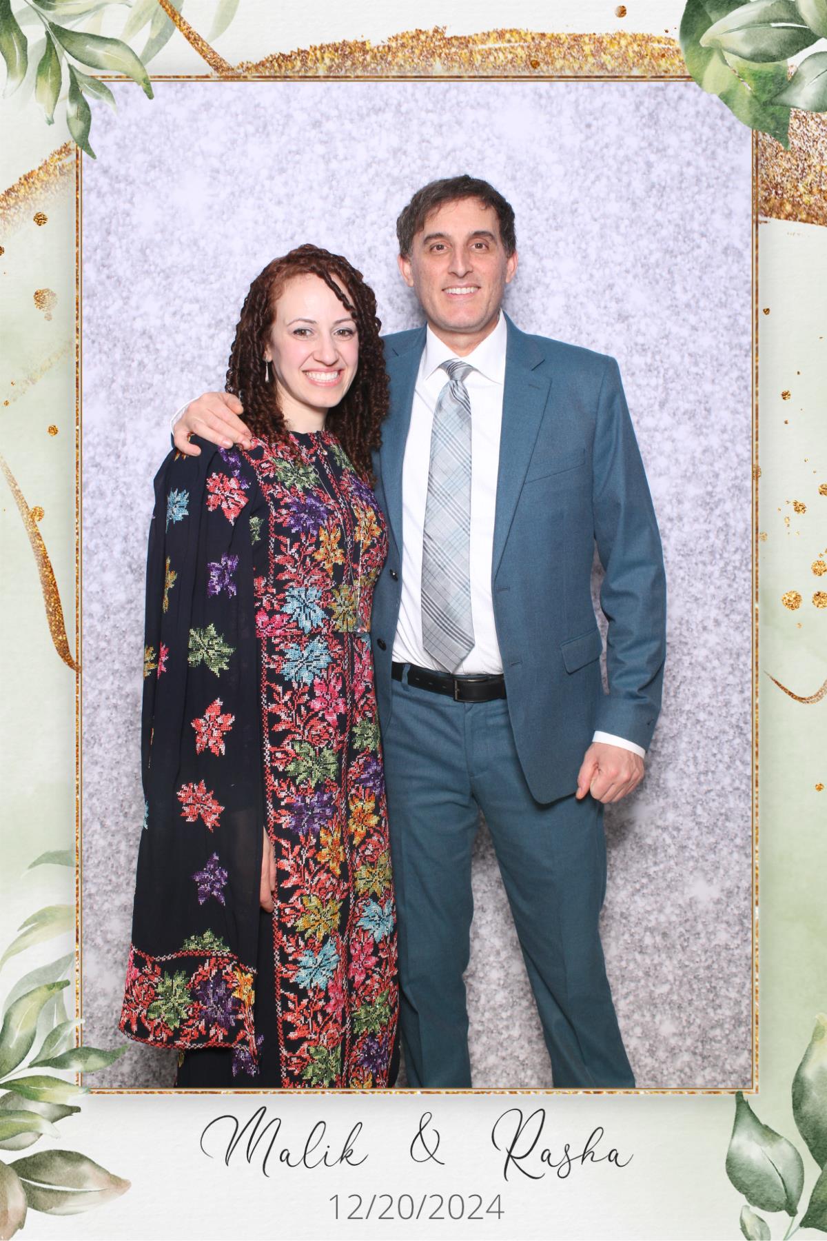 Malik & Rasha | View more photos from the event at gallery.myselfiemirror.ca/u/romanmyselfiemirrorca/Malik-Rasha