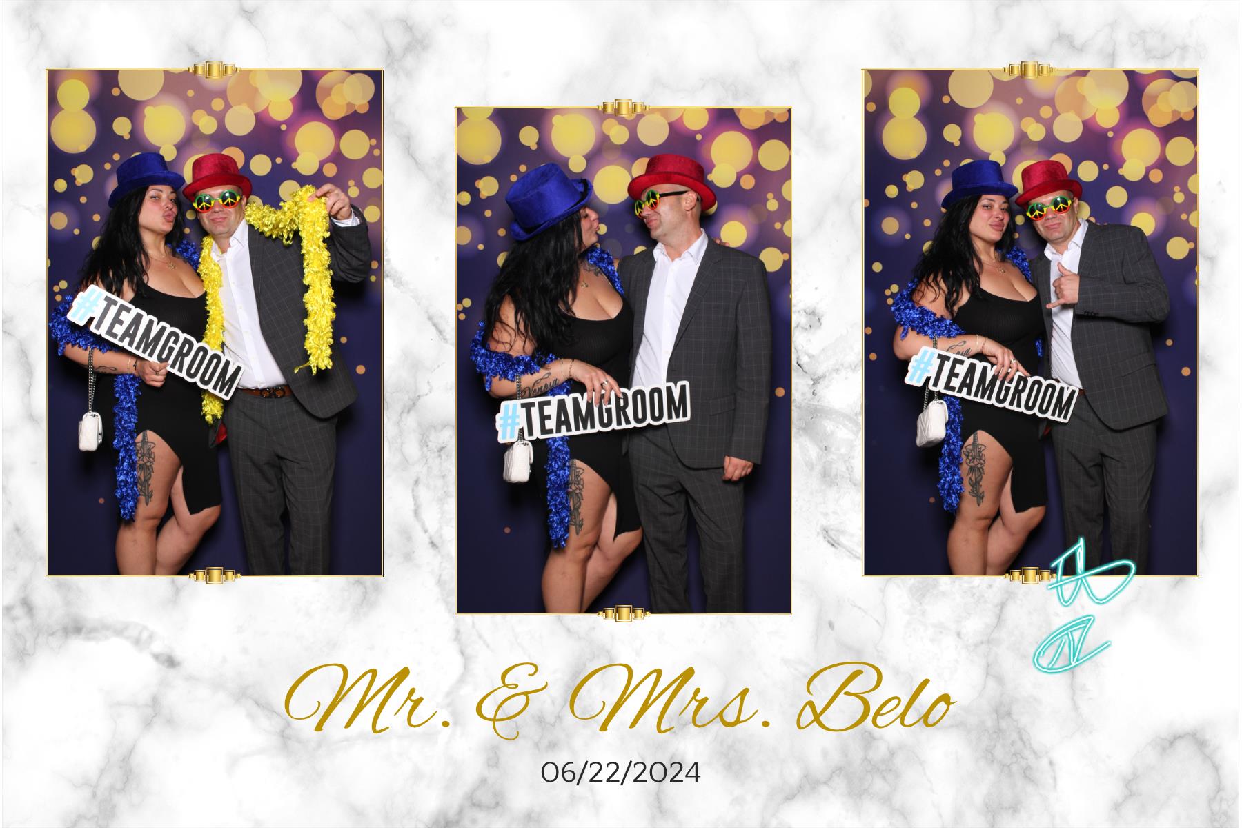 Mr. & Mrs. Belo | View more photos from the event at gallery.myselfiemirror.ca/u/romanmyselfiemirrorca/Mr-Mrs-Belo