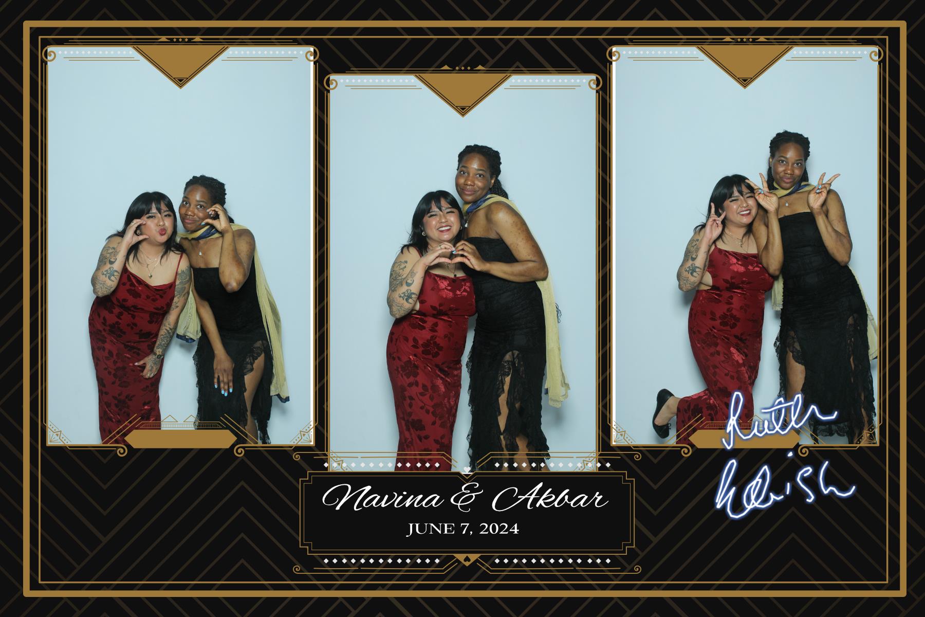 Navina & Akbar  | View more photos from the event at gallery.myselfiemirror.ca/u/romanmyselfiemirrorca/Navina-Akbar