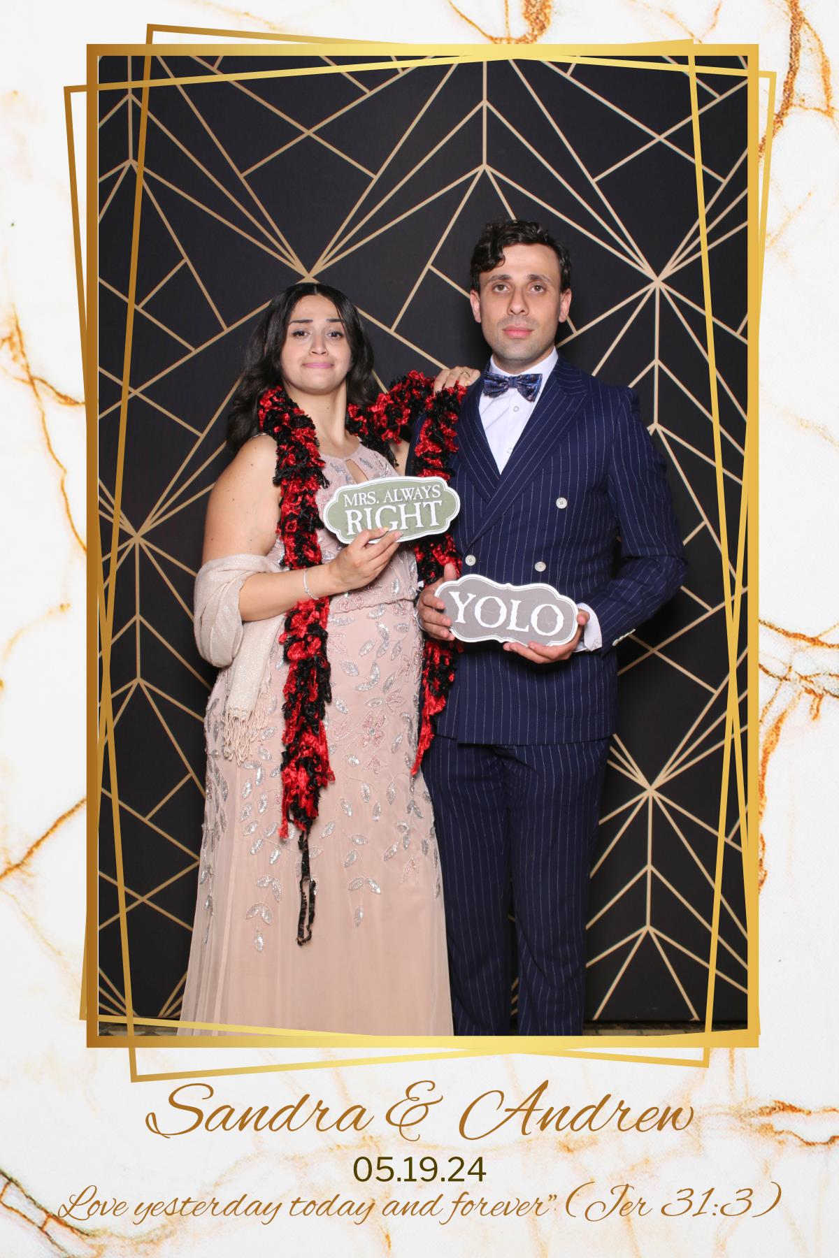 Sandra and Andrew | View more photos from the event at gallery.myselfiemirror.ca/u/romanmyselfiemirrorca/Sandra-and-Andrew