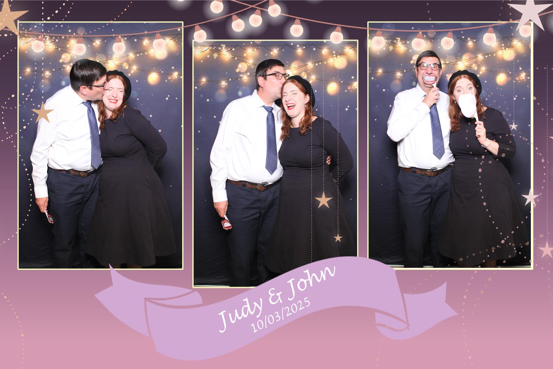 Judy & John | View more photos from the event at gallery.myselfiemirror.ca/u/romanmyselfiemirrorca/Judy-John