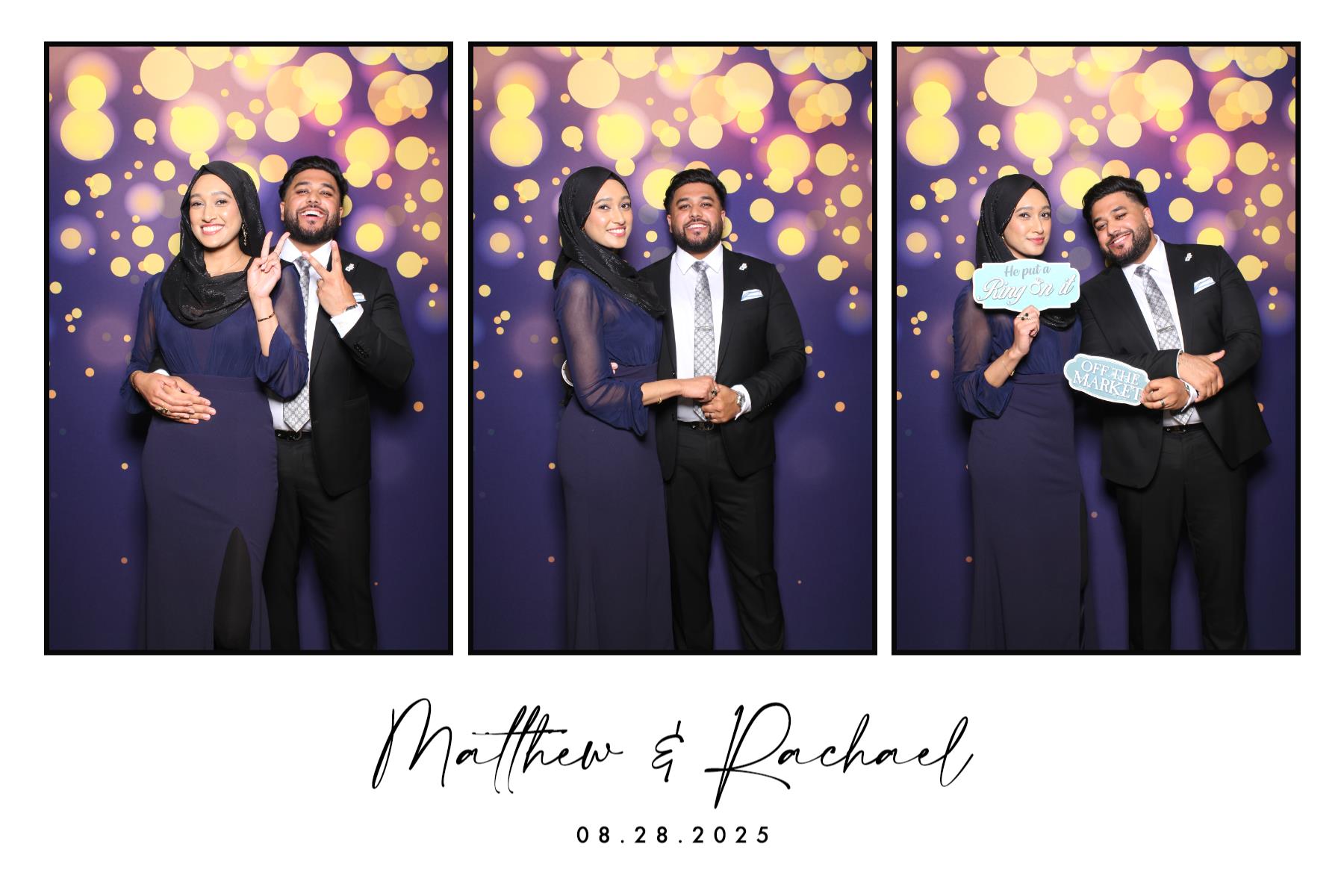 Matthew & Rachael | View more photos from the event at gallery.myselfiemirror.ca/u/romanmyselfiemirrorca/Matthew-Rachael