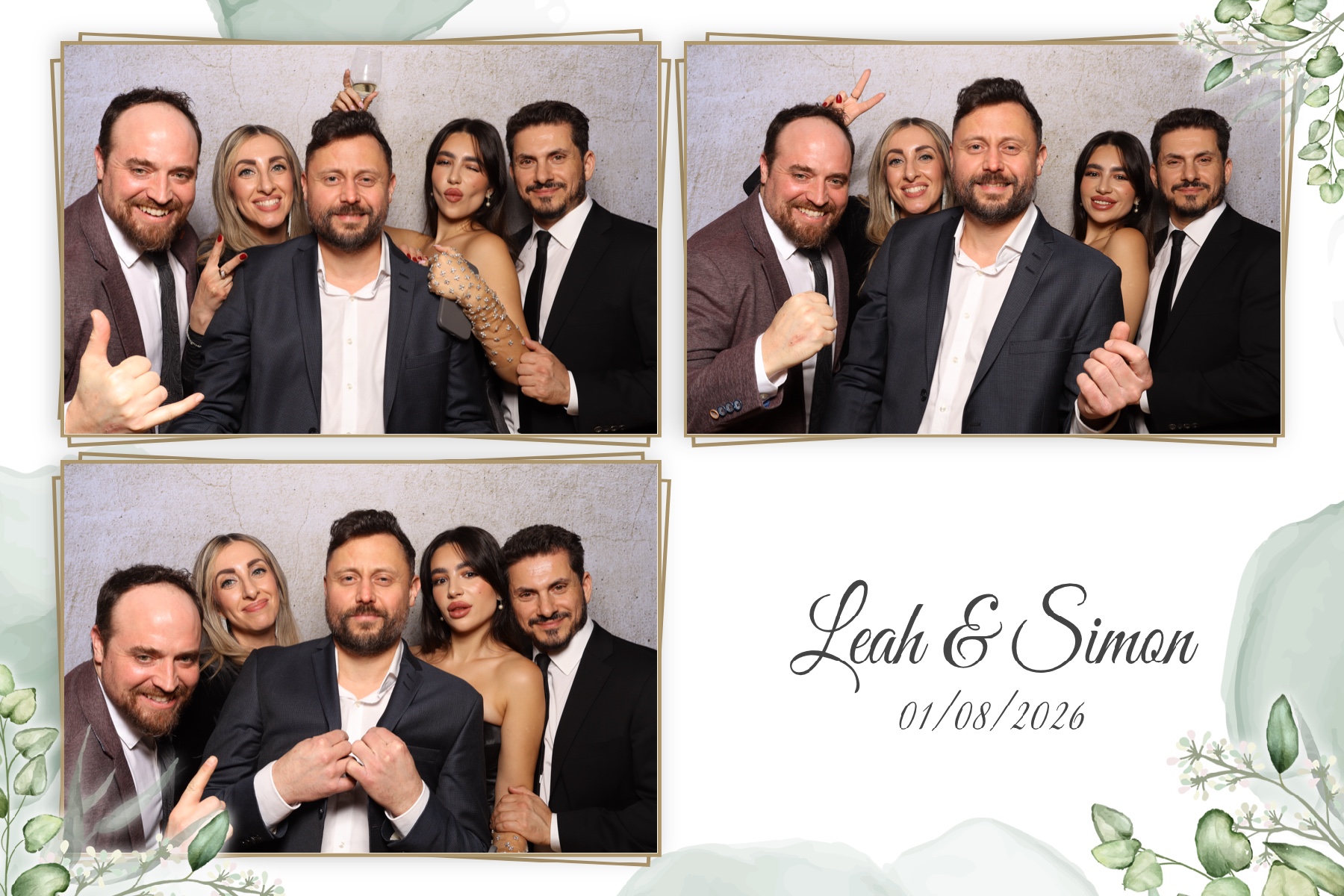 Leah & Simon  | View more photos from the event at gallery.myselfiemirror.ca/u/romanmyselfiemirrorca/Leah-Simon