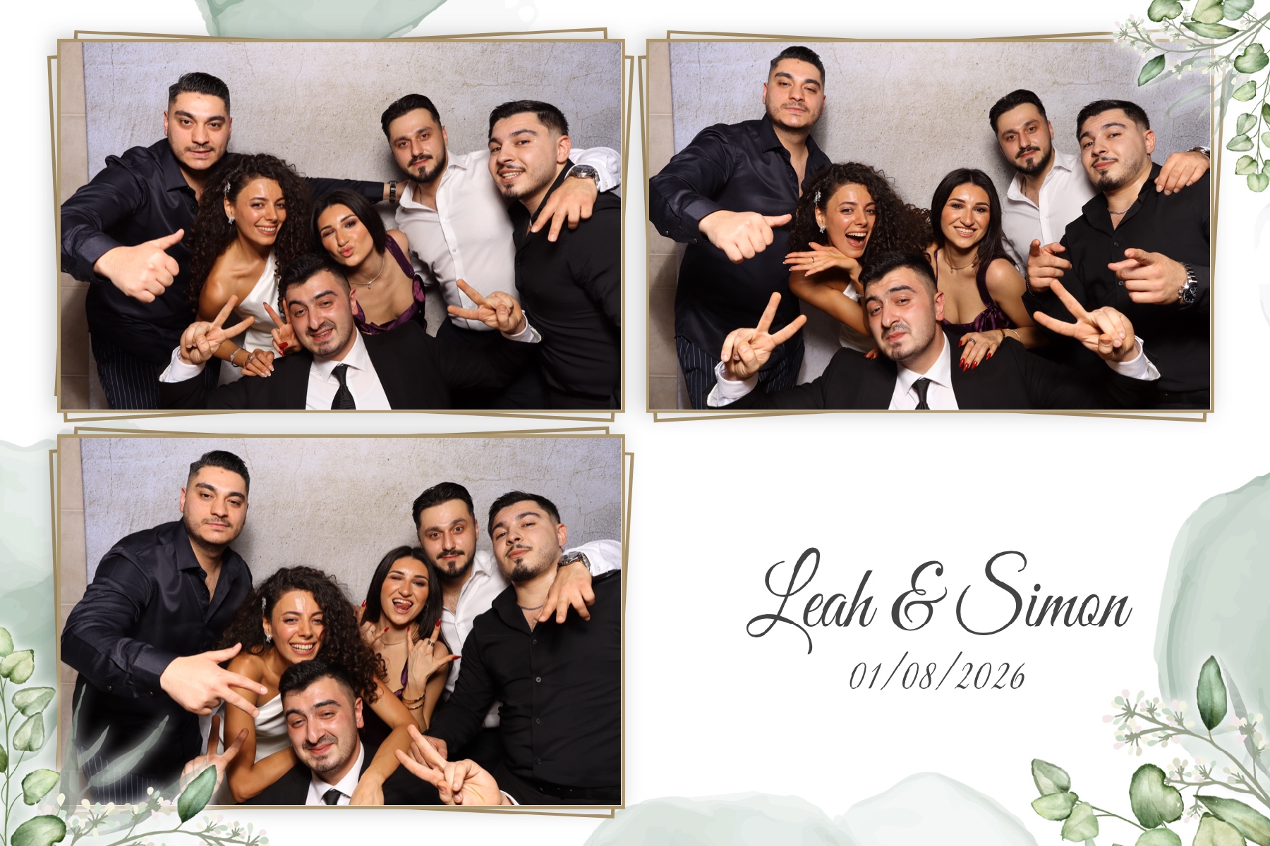 Leah & Simon  | View more photos from the event at gallery.myselfiemirror.ca/u/romanmyselfiemirrorca/Leah-Simon