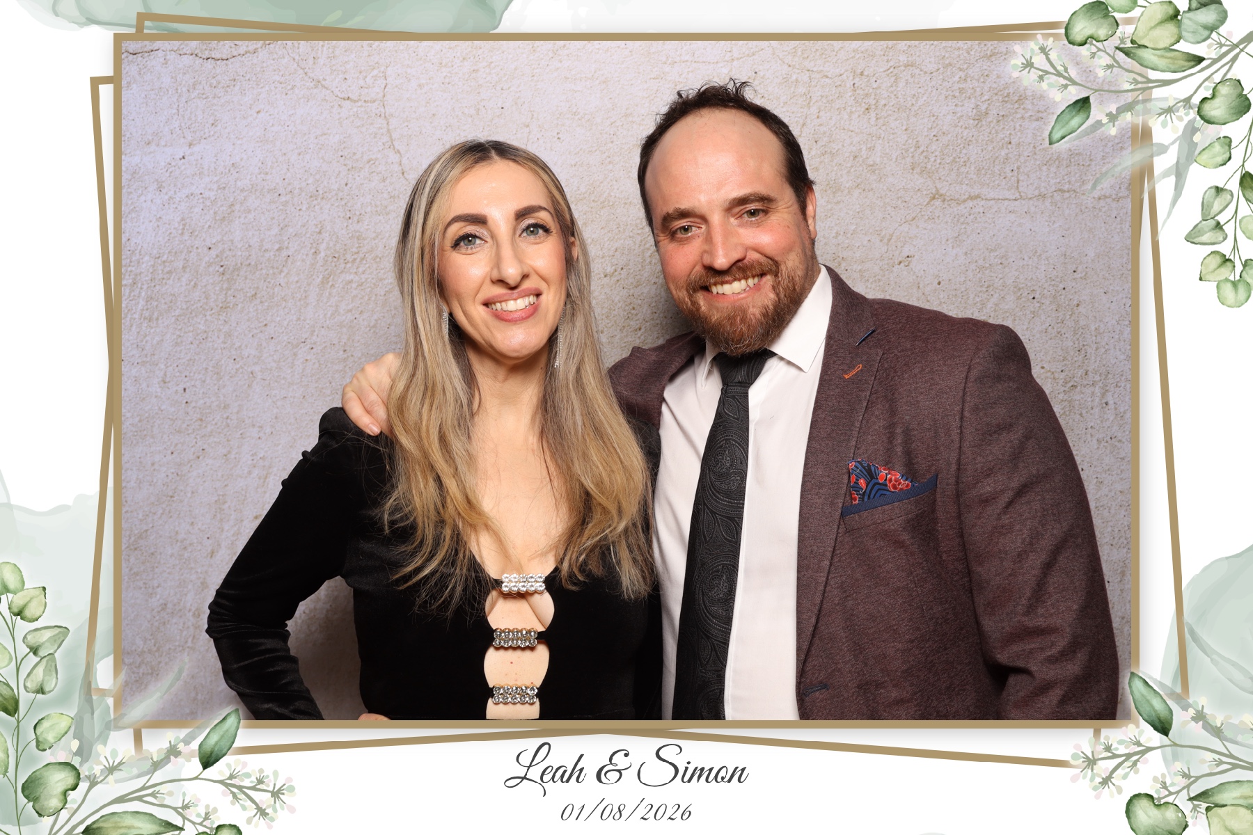 Leah & Simon  | View more photos from the event at gallery.myselfiemirror.ca/u/romanmyselfiemirrorca/Leah-Simon