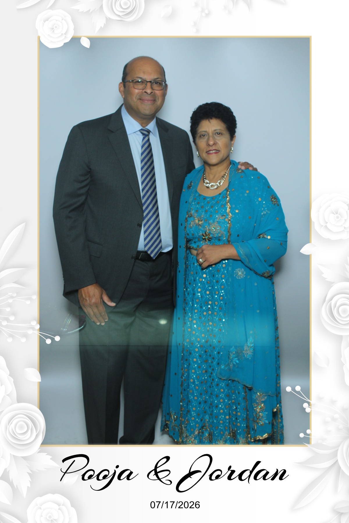 Pooja & Jordan | View more photos from the event at gallery.myselfiemirror.ca/u/romanmyselfiemirrorca/Pooja-Jordan