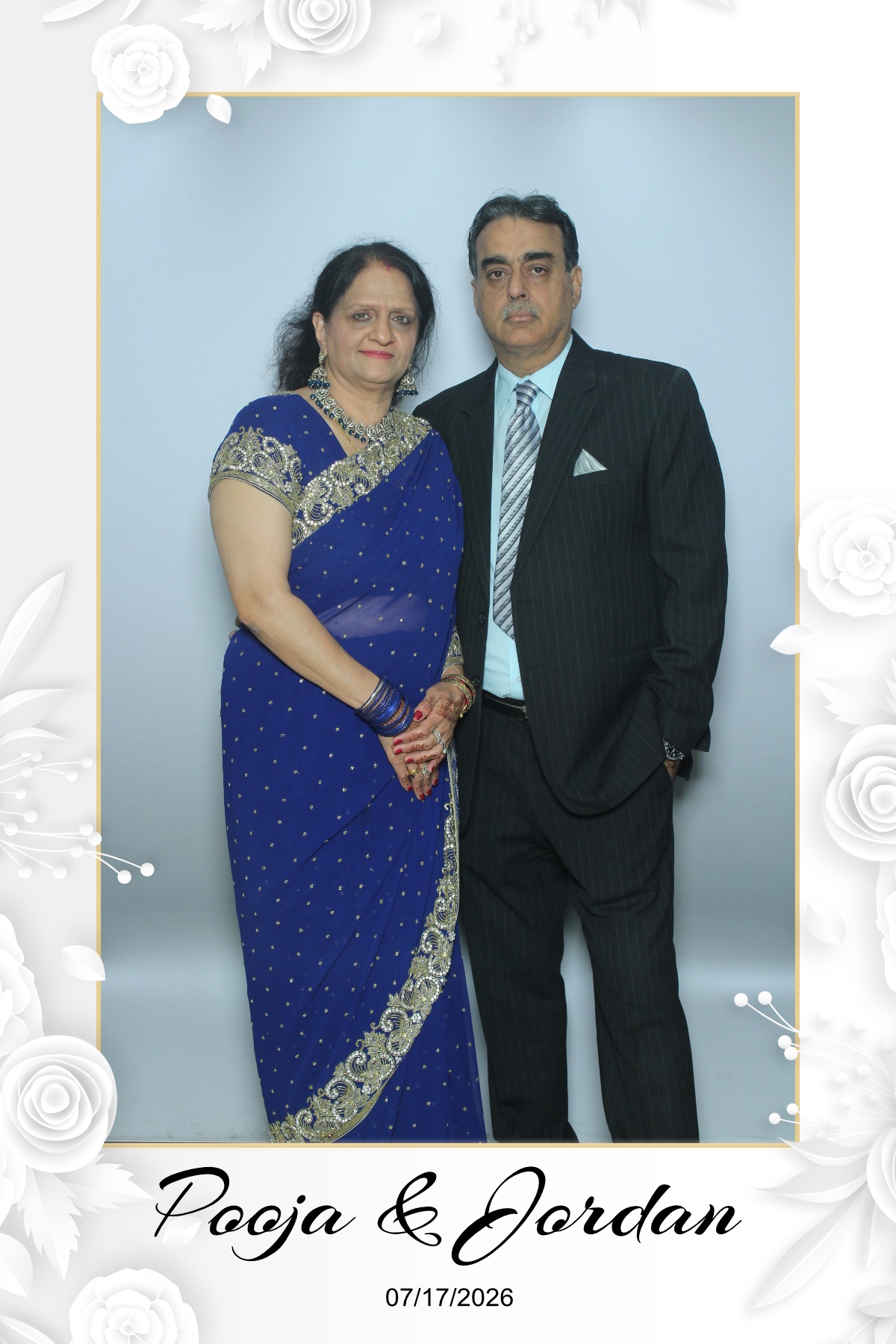 Pooja & Jordan | View more photos from the event at gallery.myselfiemirror.ca/u/romanmyselfiemirrorca/Pooja-Jordan