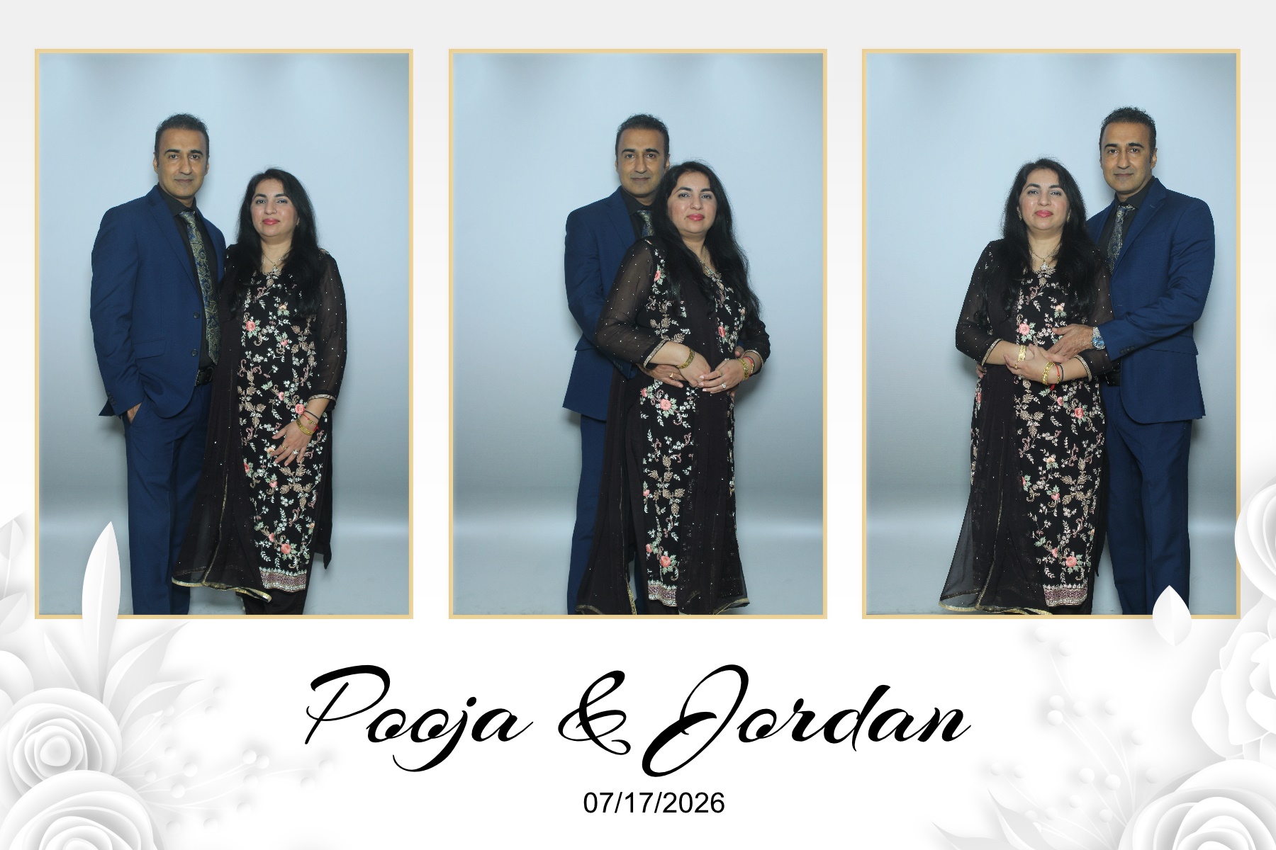 Pooja & Jordan | View more photos from the event at gallery.myselfiemirror.ca/u/romanmyselfiemirrorca/Pooja-Jordan