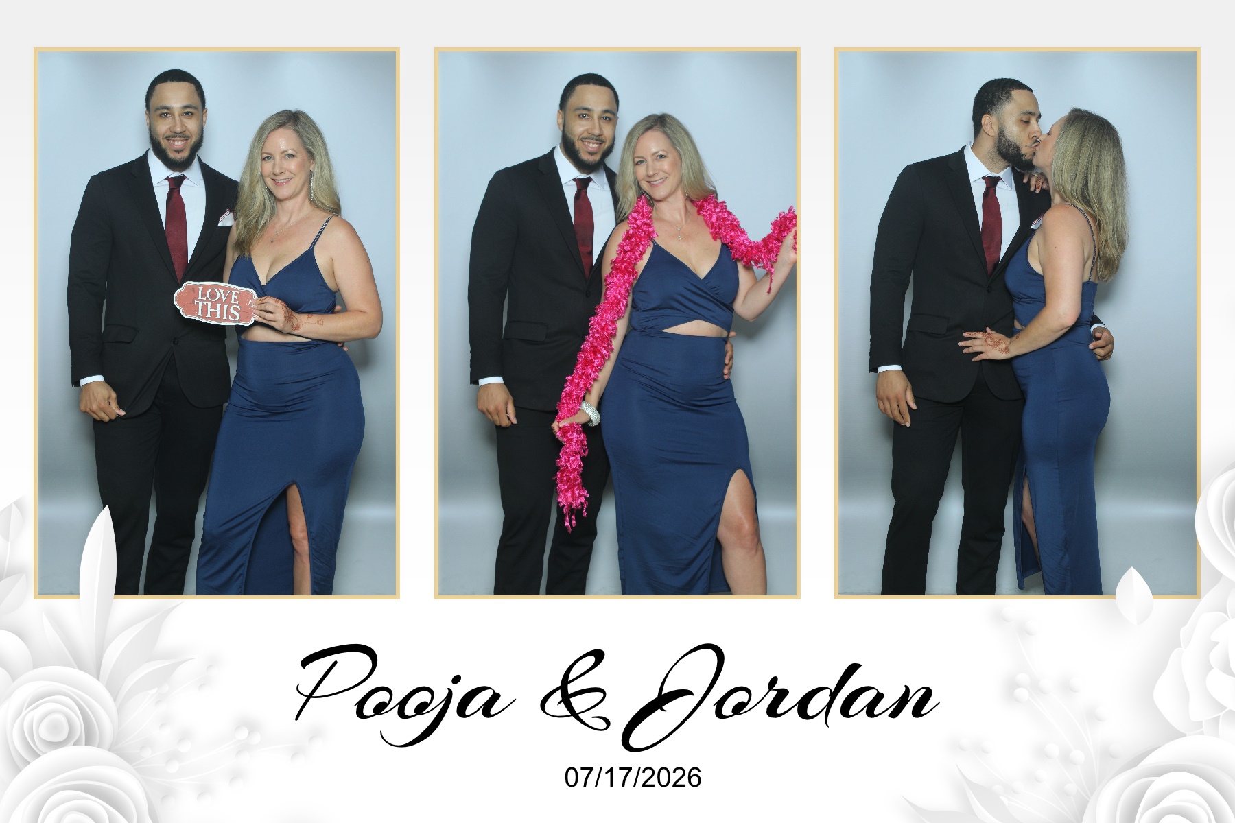 Pooja & Jordan | View more photos from the event at gallery.myselfiemirror.ca/u/romanmyselfiemirrorca/Pooja-Jordan