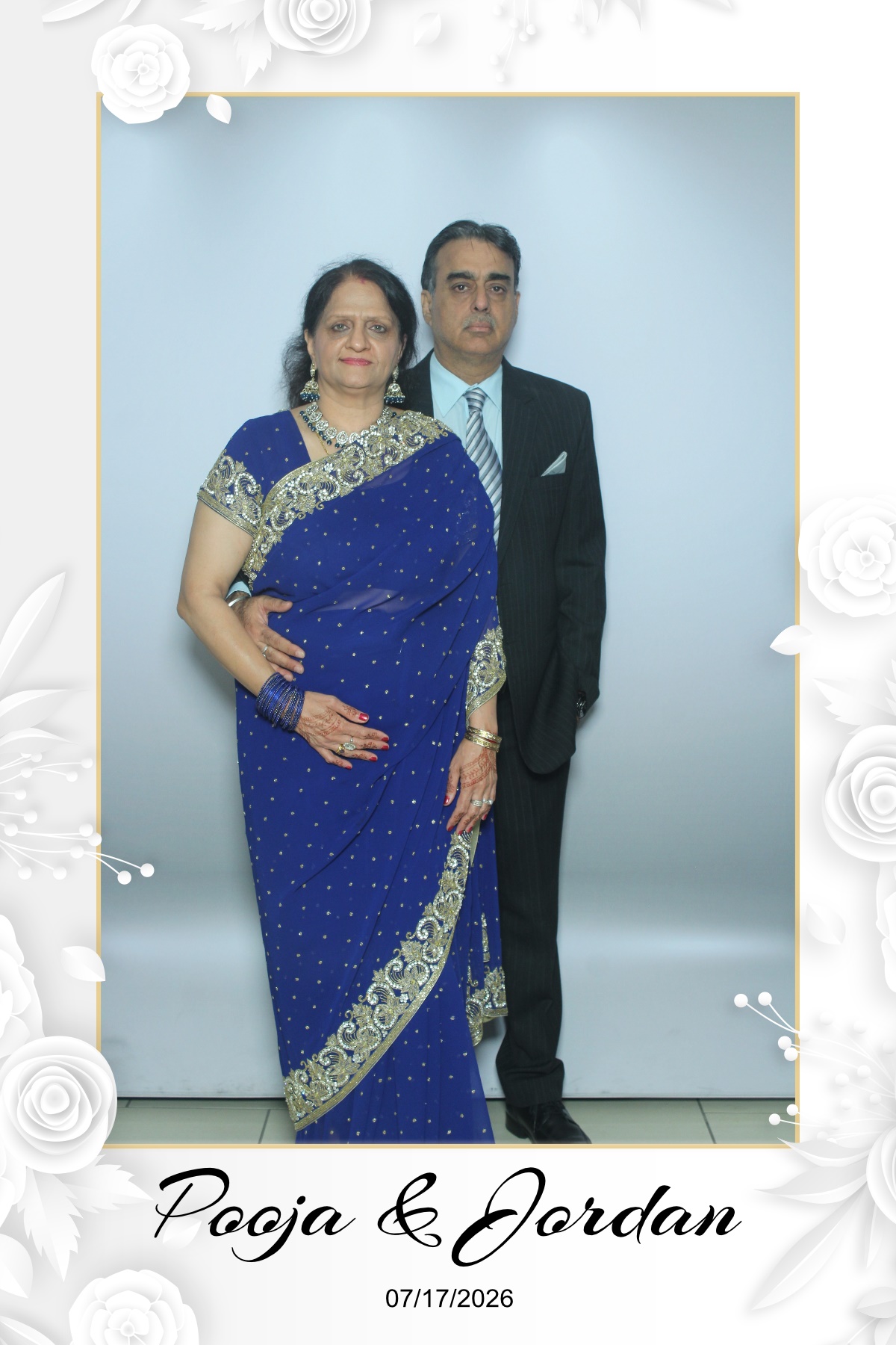 Pooja & Jordan | View more photos from the event at gallery.myselfiemirror.ca/u/romanmyselfiemirrorca/Pooja-Jordan