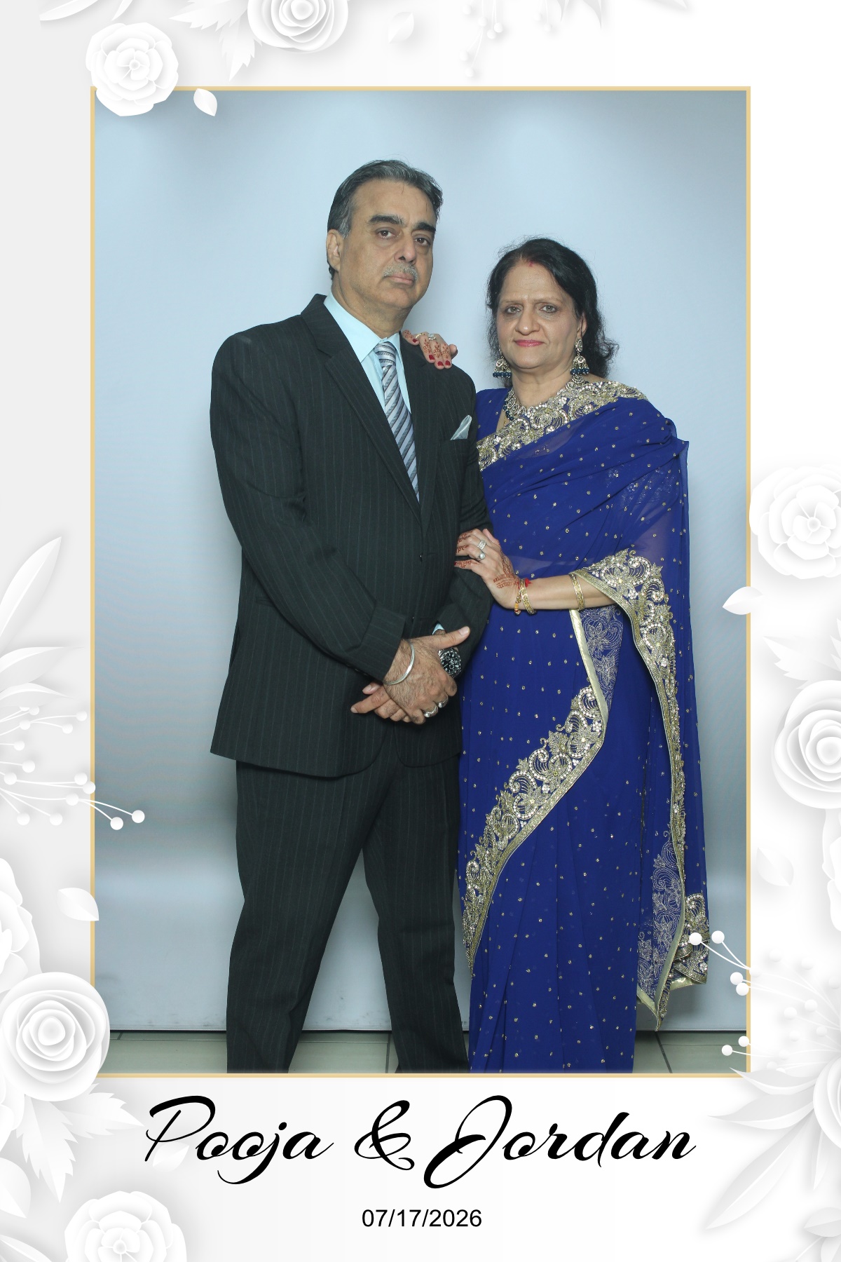 Pooja & Jordan | View more photos from the event at gallery.myselfiemirror.ca/u/romanmyselfiemirrorca/Pooja-Jordan