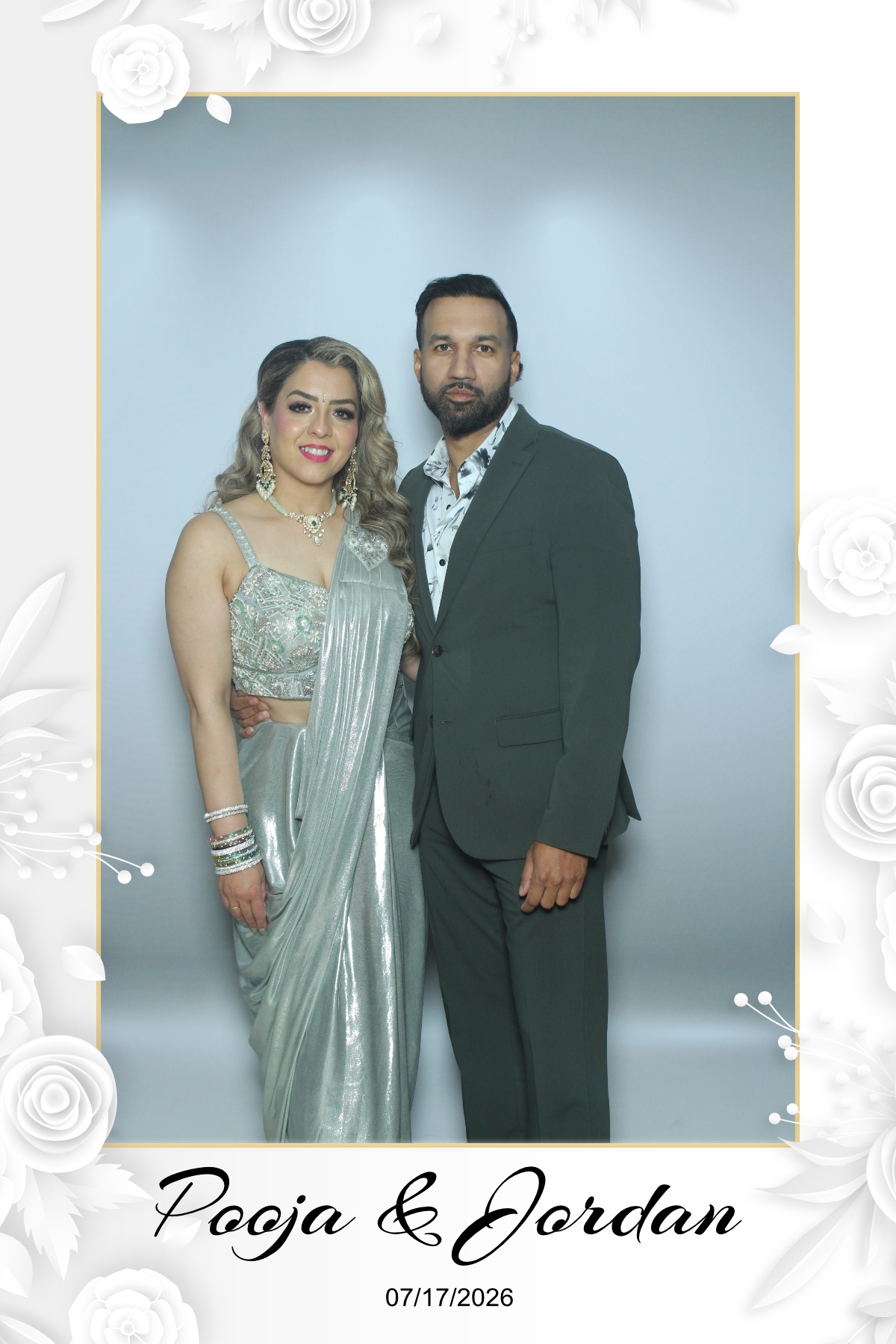 Pooja & Jordan | View more photos from the event at gallery.myselfiemirror.ca/u/romanmyselfiemirrorca/Pooja-Jordan