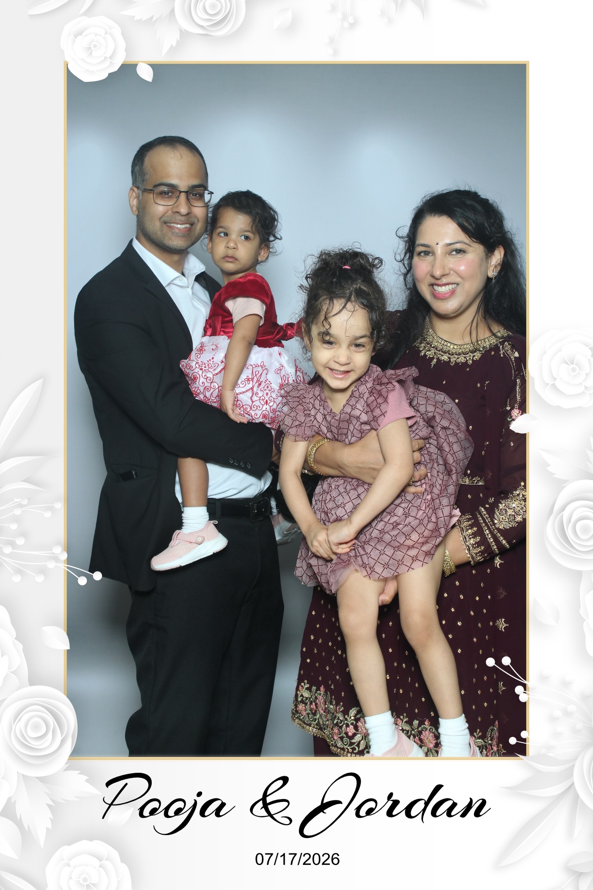 Pooja & Jordan | View more photos from the event at gallery.myselfiemirror.ca/u/romanmyselfiemirrorca/Pooja-Jordan
