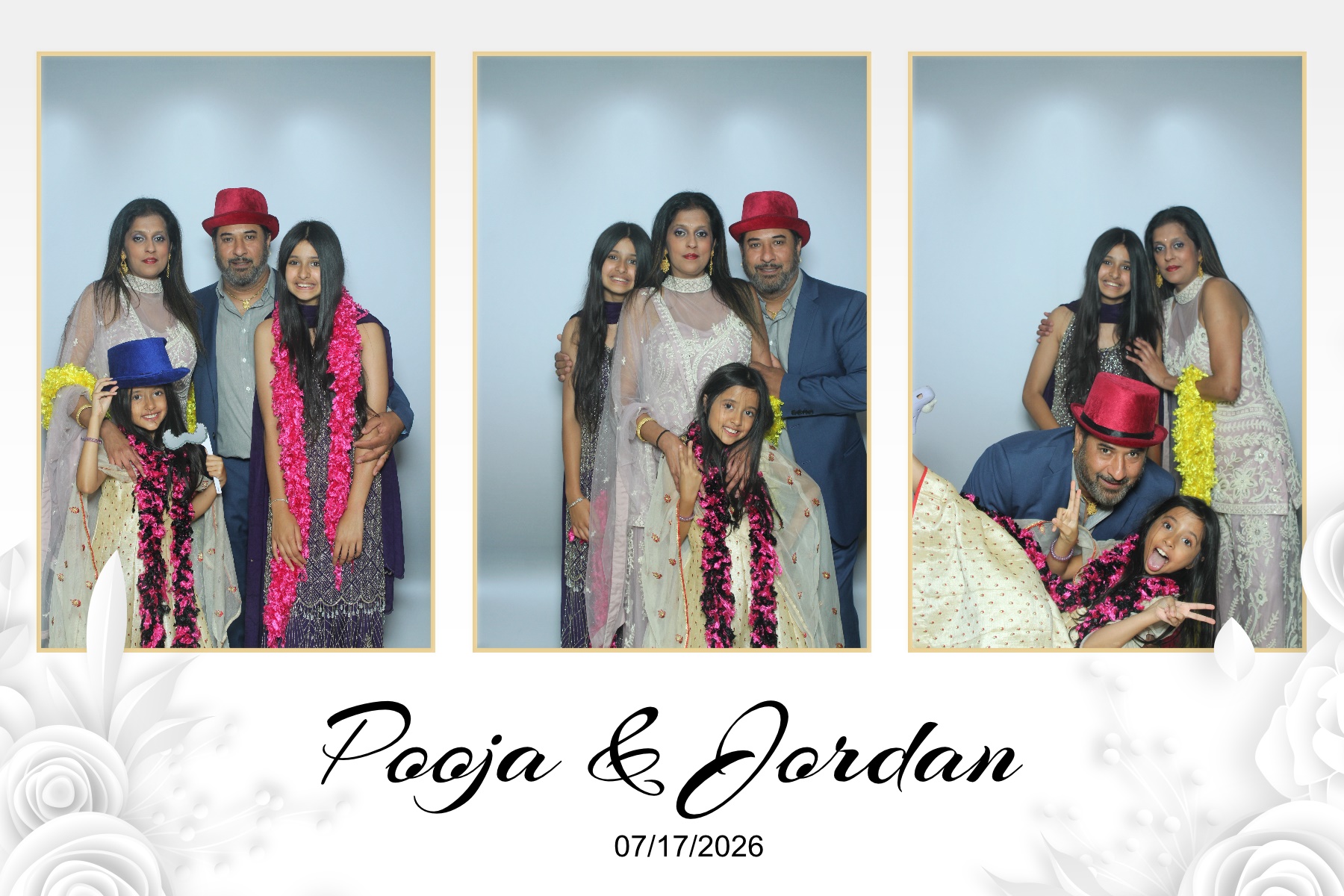 Pooja & Jordan | View more photos from the event at gallery.myselfiemirror.ca/u/romanmyselfiemirrorca/Pooja-Jordan