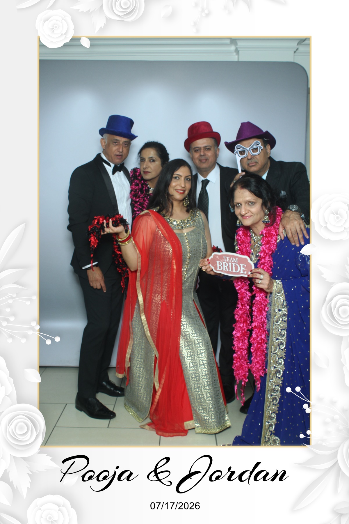 Pooja & Jordan | View more photos from the event at gallery.myselfiemirror.ca/u/romanmyselfiemirrorca/Pooja-Jordan