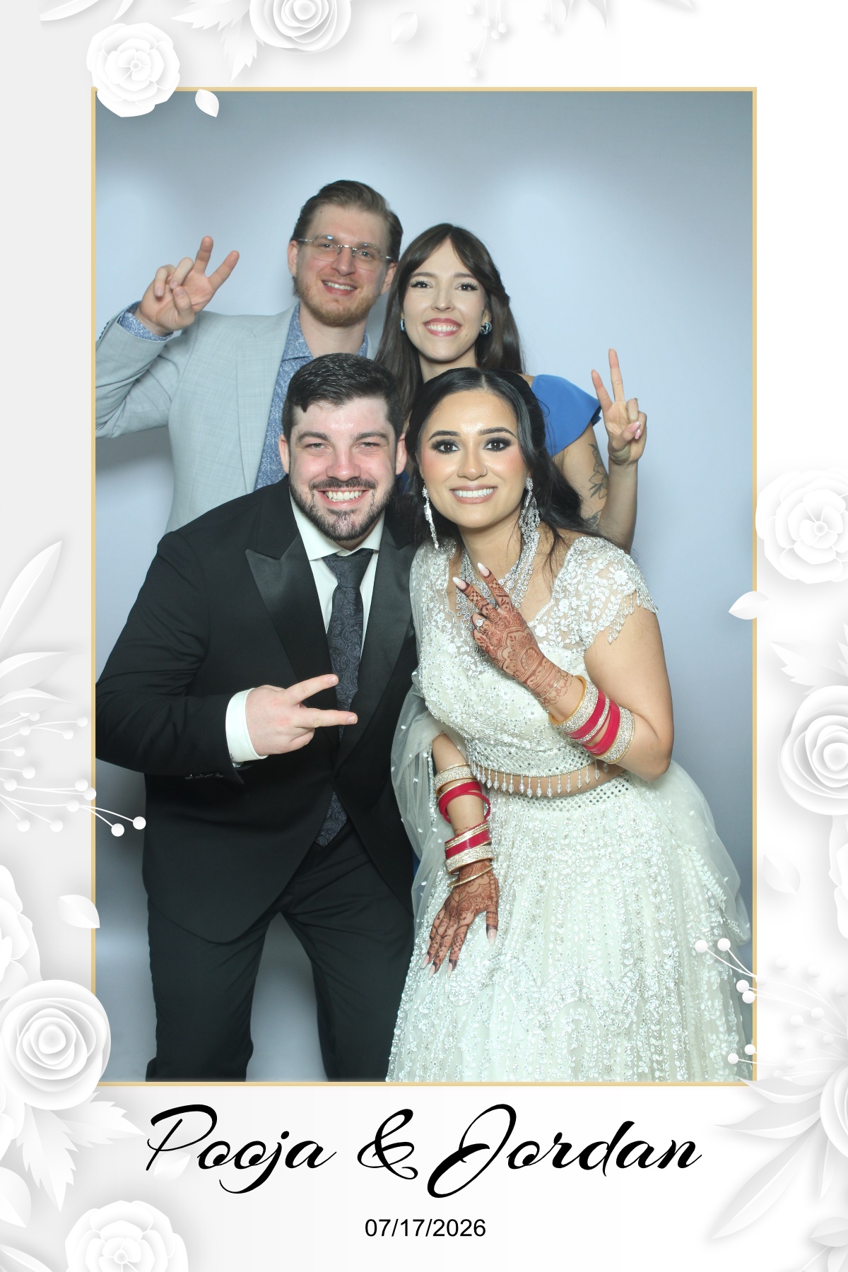 Pooja & Jordan | View more photos from the event at gallery.myselfiemirror.ca/u/romanmyselfiemirrorca/Pooja-Jordan