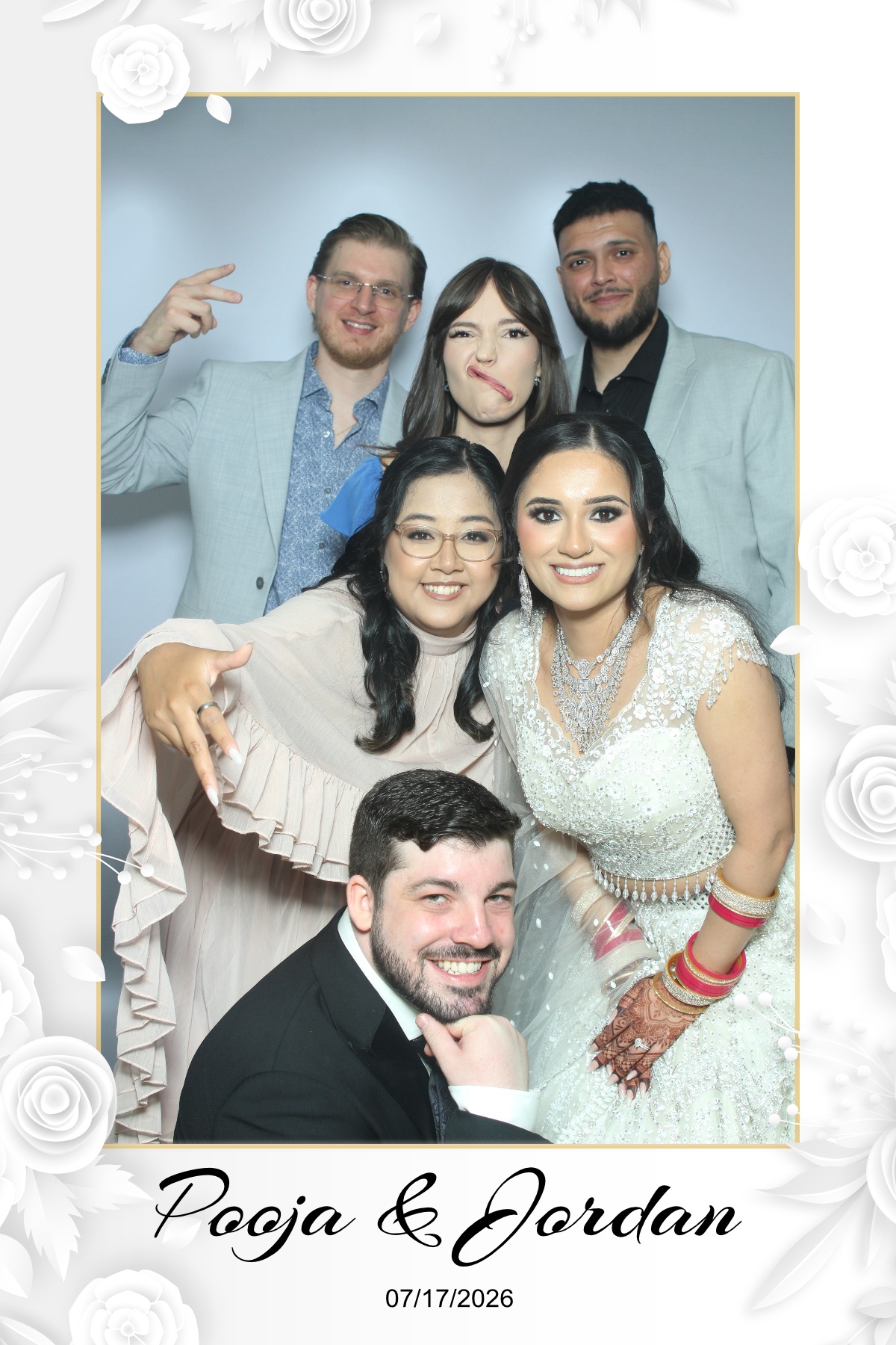 Pooja & Jordan | View more photos from the event at gallery.myselfiemirror.ca/u/romanmyselfiemirrorca/Pooja-Jordan