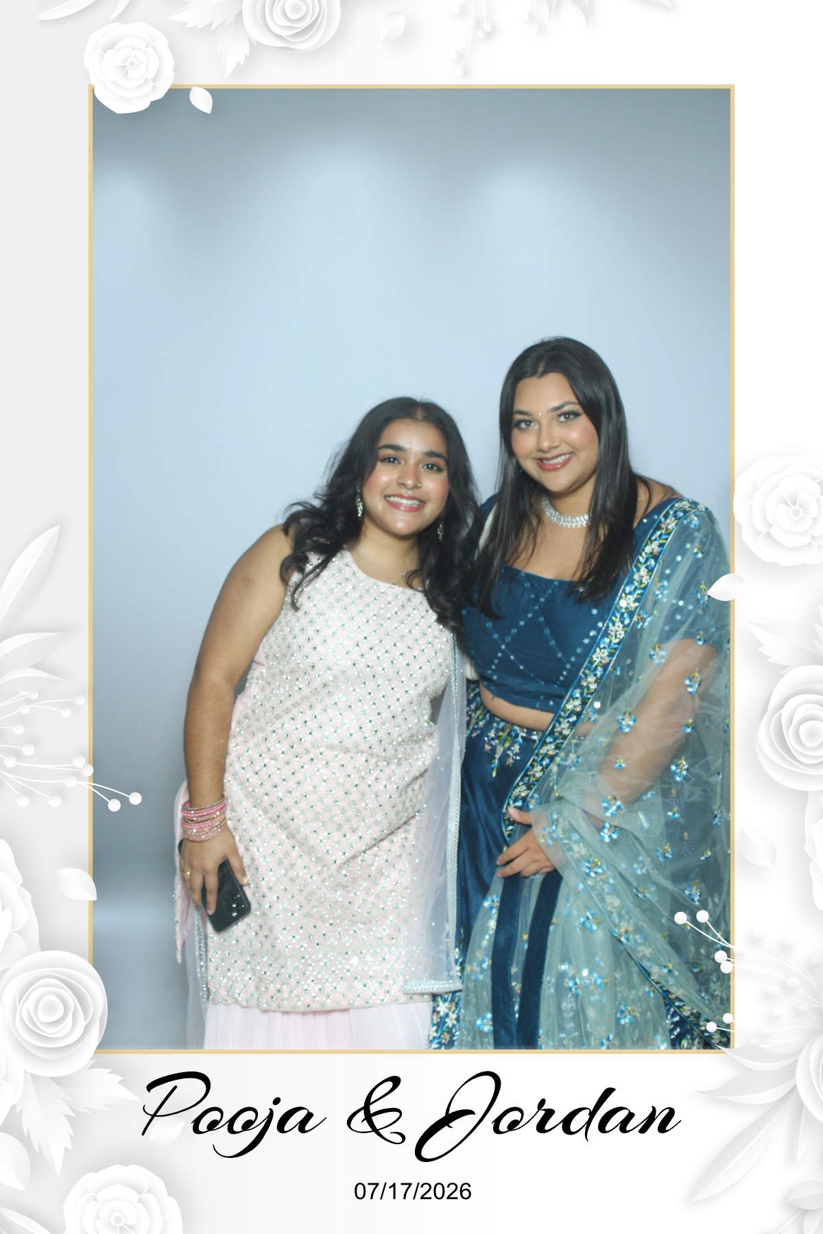 Pooja & Jordan | View more photos from the event at gallery.myselfiemirror.ca/u/romanmyselfiemirrorca/Pooja-Jordan