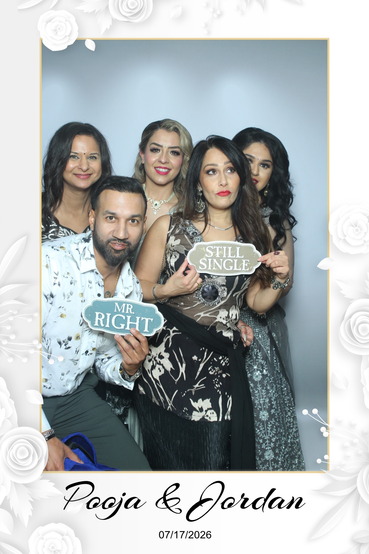 Pooja & Jordan | View more photos from the event at gallery.myselfiemirror.ca/u/romanmyselfiemirrorca/Pooja-Jordan