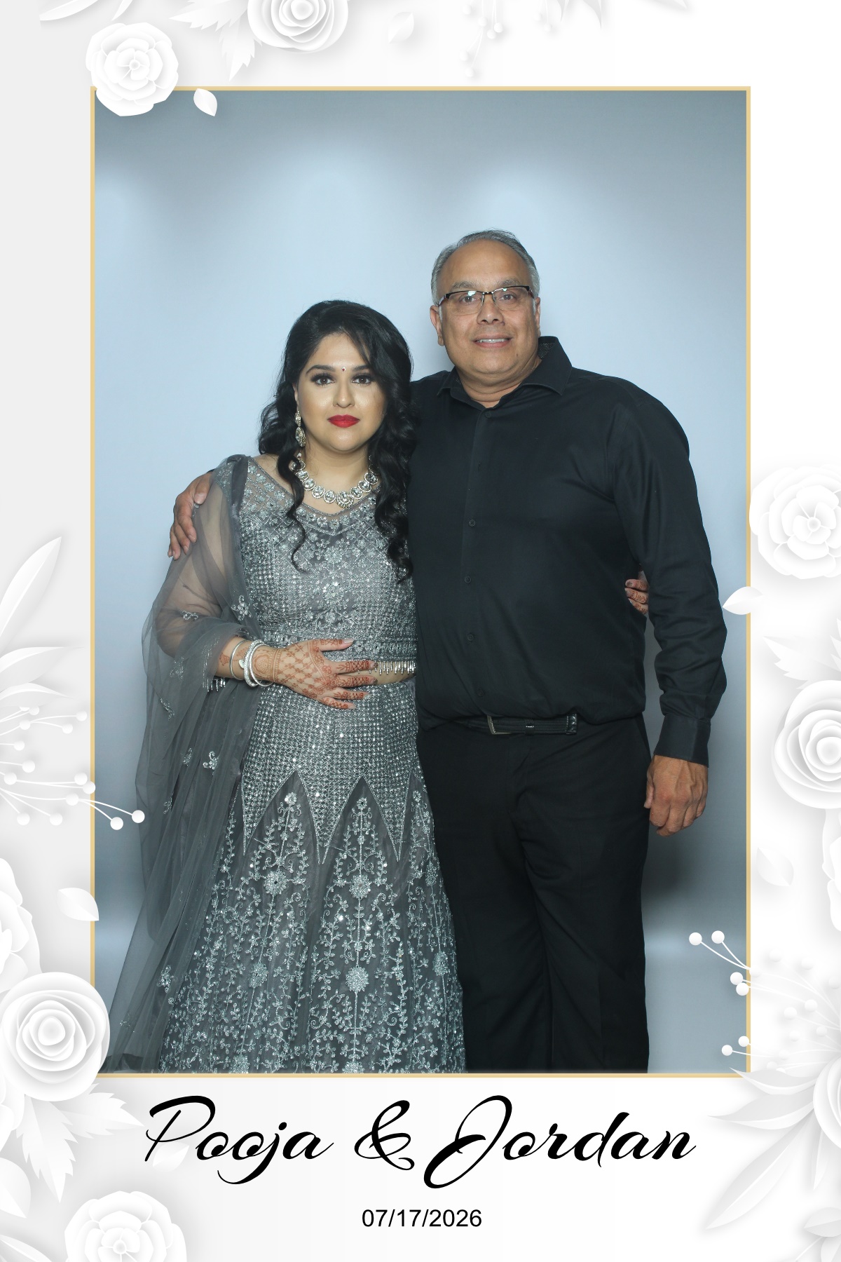 Pooja & Jordan | View more photos from the event at gallery.myselfiemirror.ca/u/romanmyselfiemirrorca/Pooja-Jordan