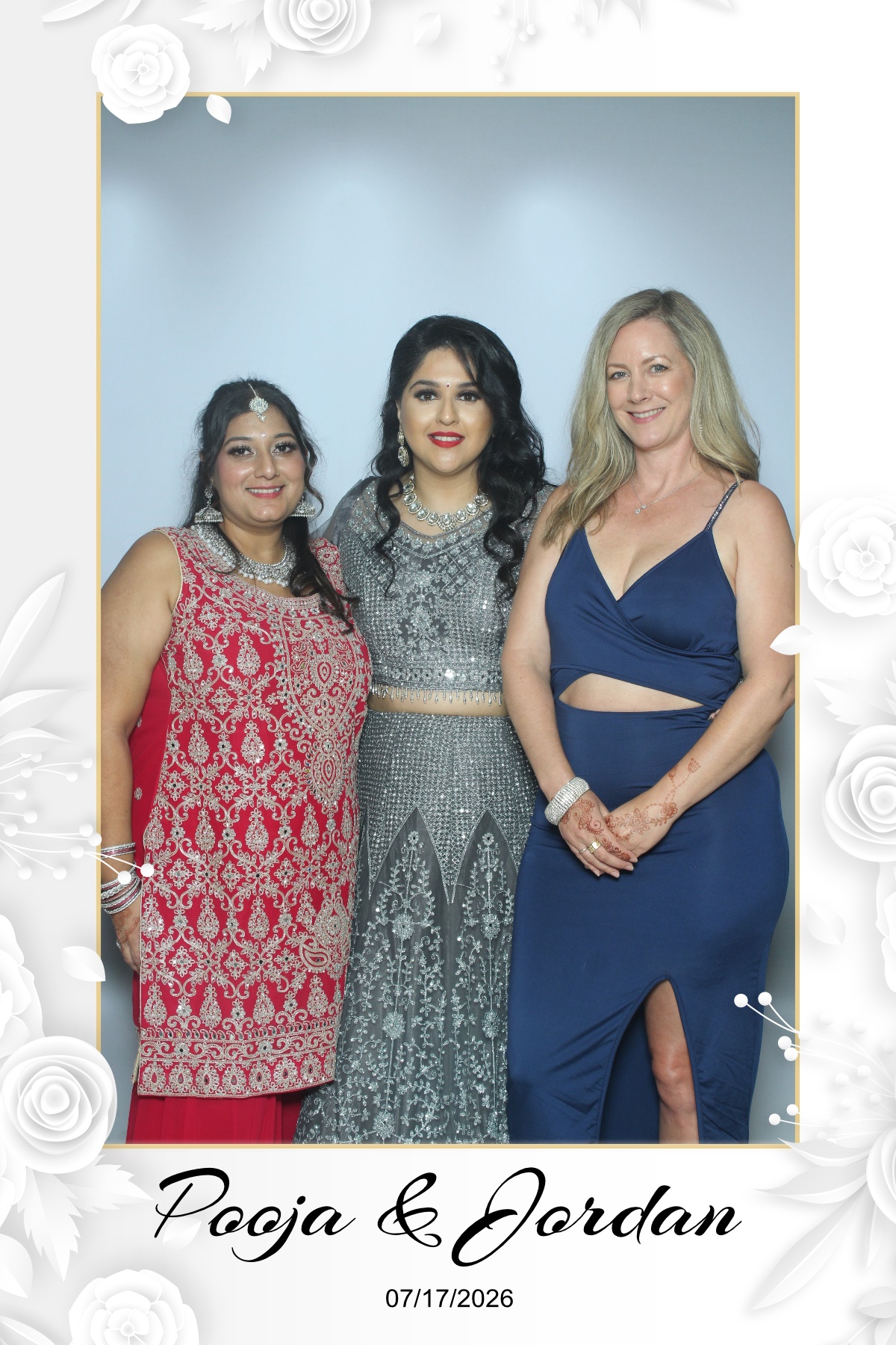 Pooja & Jordan | View more photos from the event at gallery.myselfiemirror.ca/u/romanmyselfiemirrorca/Pooja-Jordan