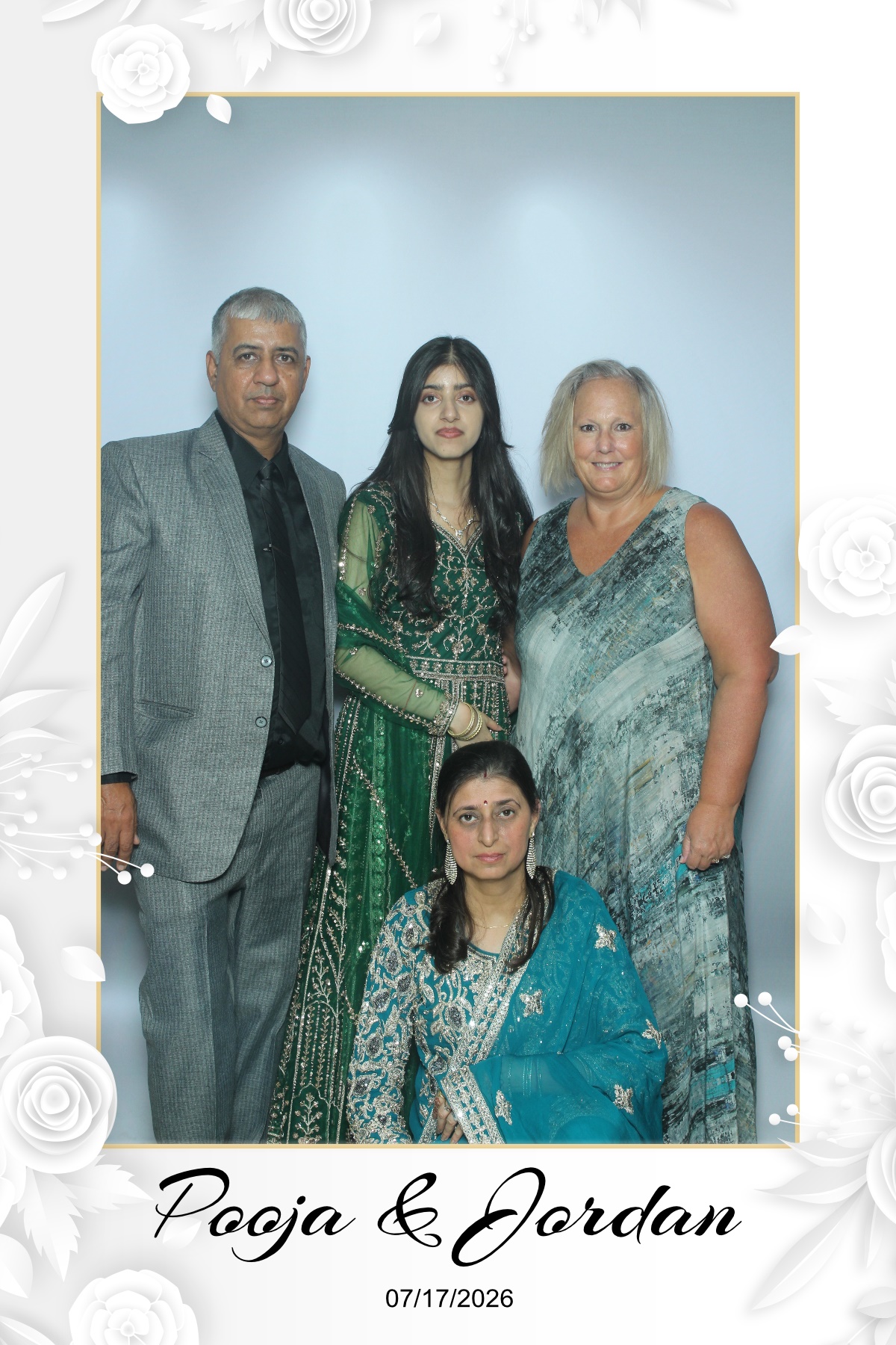 Pooja & Jordan | View more photos from the event at gallery.myselfiemirror.ca/u/romanmyselfiemirrorca/Pooja-Jordan