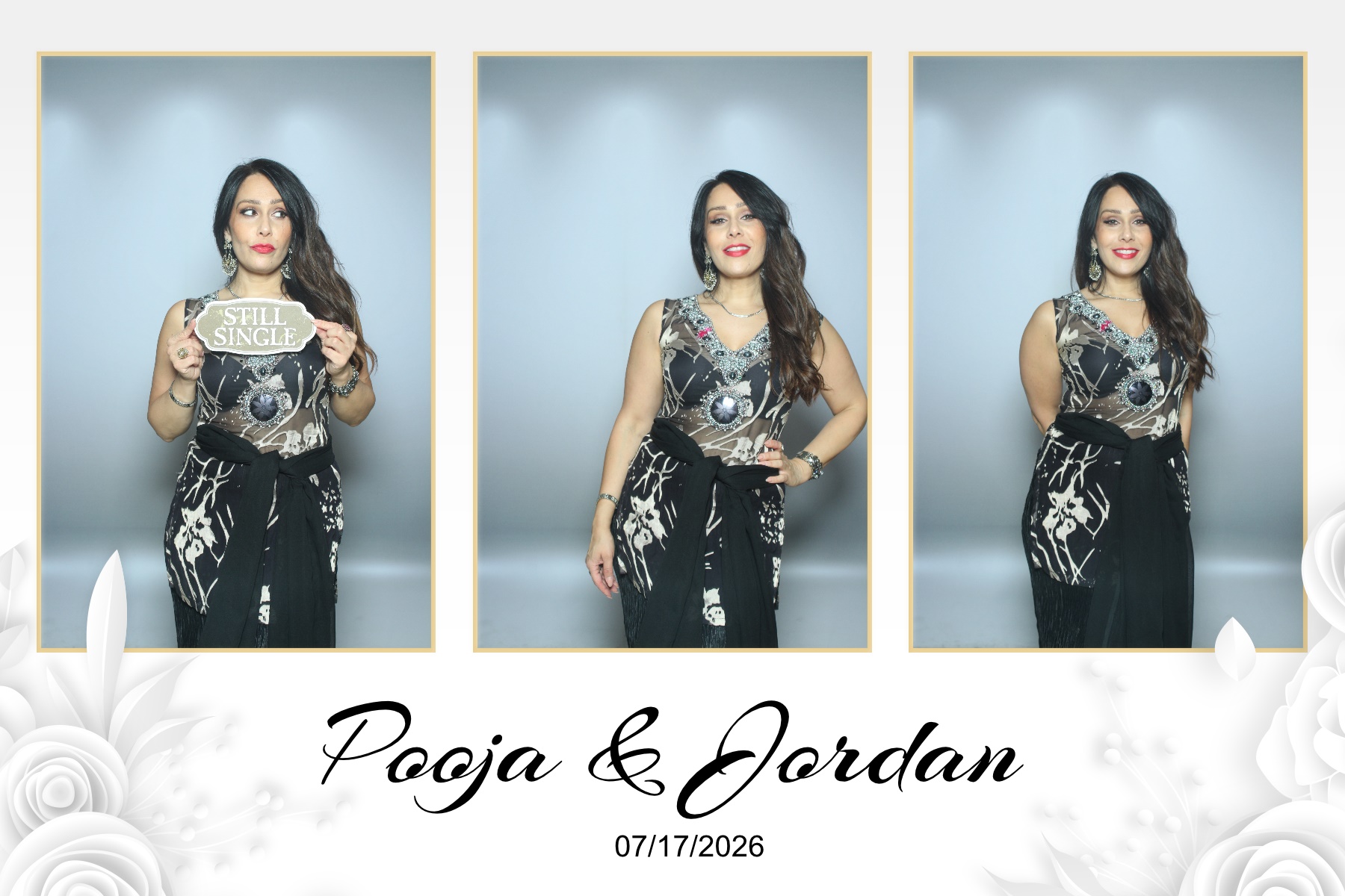 Pooja & Jordan | View more photos from the event at gallery.myselfiemirror.ca/u/romanmyselfiemirrorca/Pooja-Jordan