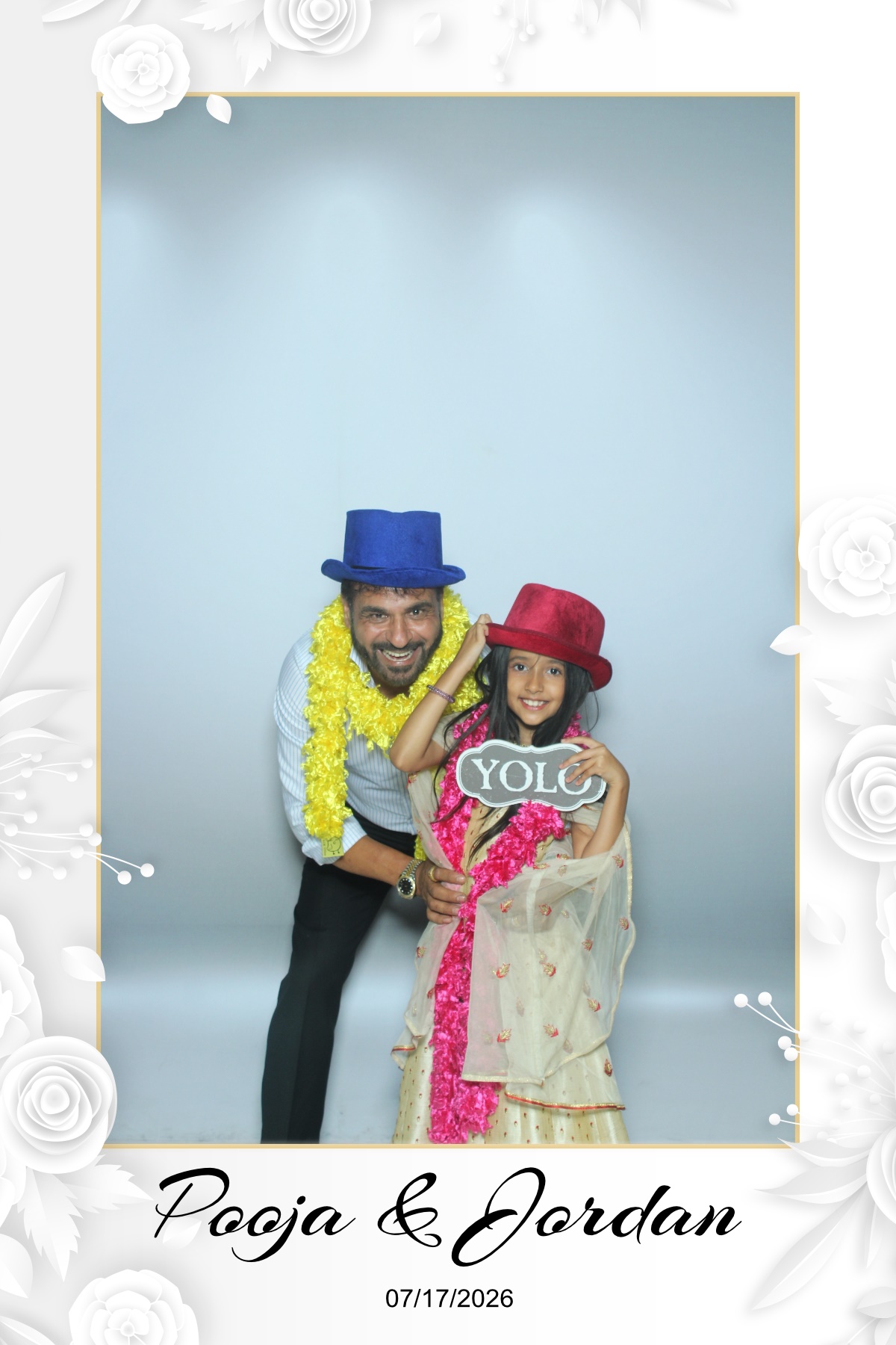 Pooja & Jordan | View more photos from the event at gallery.myselfiemirror.ca/u/romanmyselfiemirrorca/Pooja-Jordan