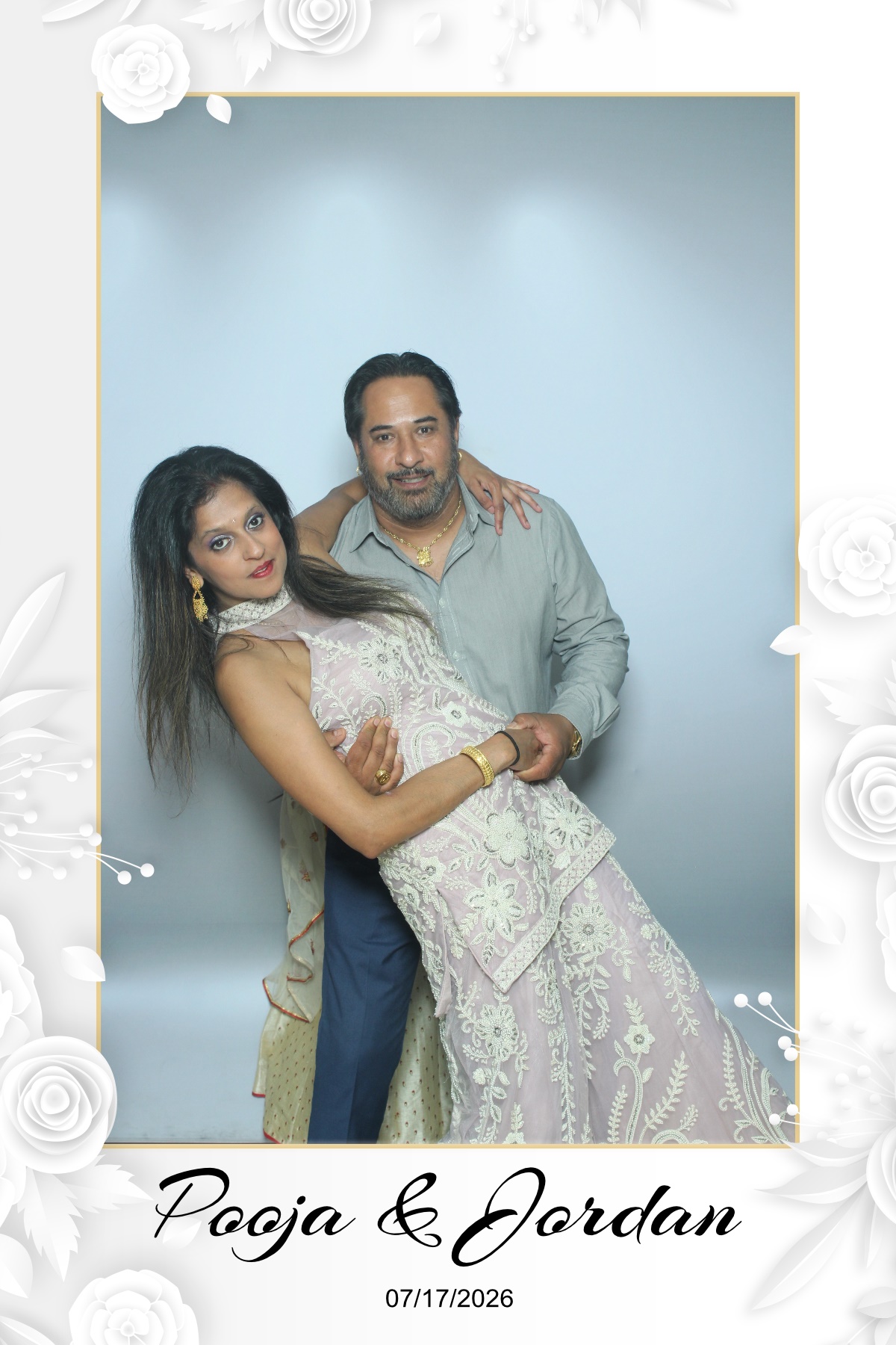 Pooja & Jordan | View more photos from the event at gallery.myselfiemirror.ca/u/romanmyselfiemirrorca/Pooja-Jordan