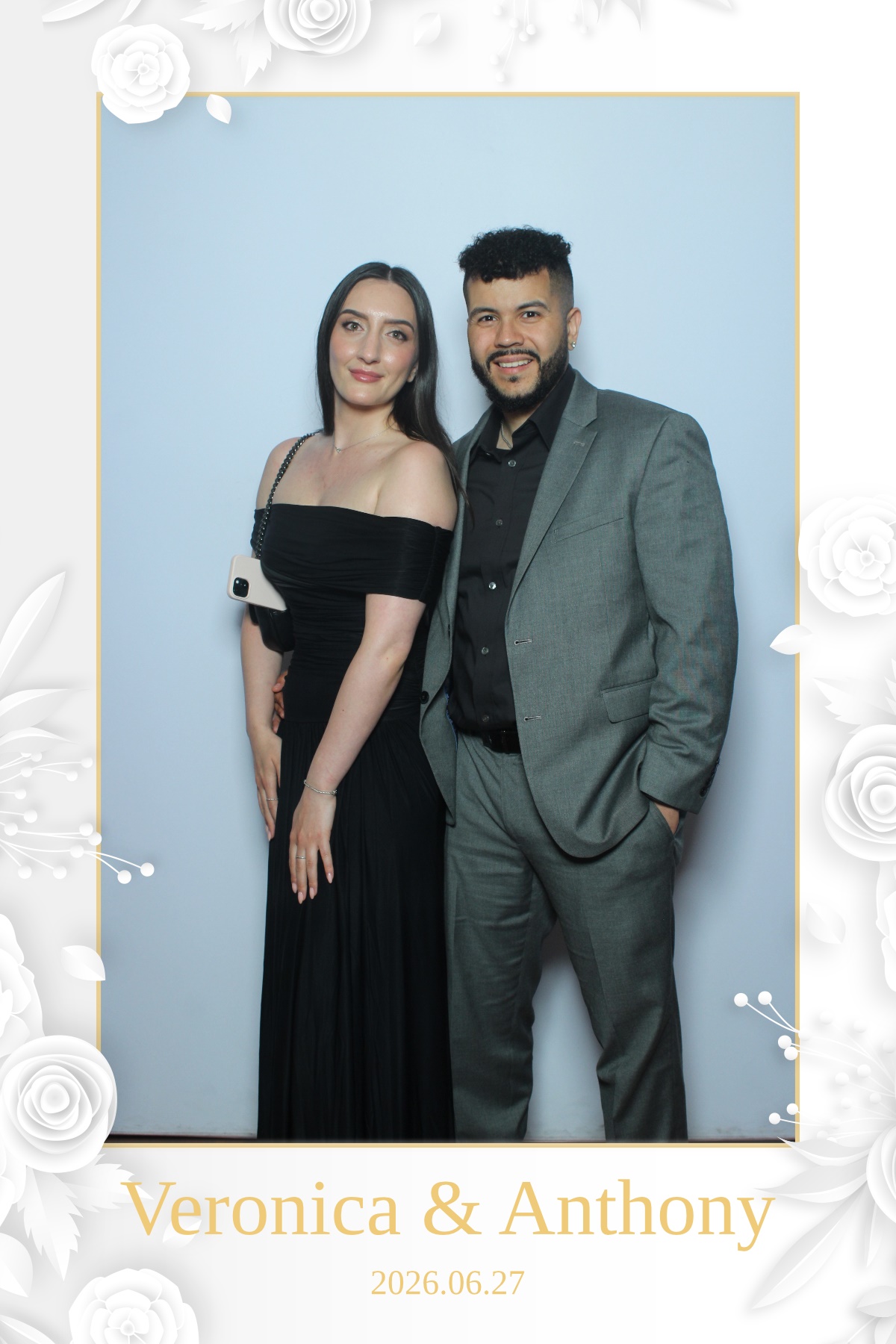 Veronica & Anthony | View more photos from the event at gallery.myselfiemirror.ca/u/romanmyselfiemirrorca/Veronica-Anthony