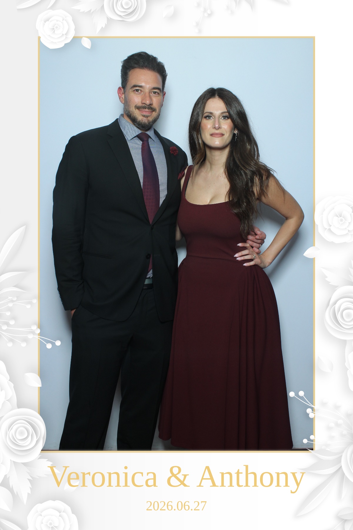 Veronica & Anthony | View more photos from the event at gallery.myselfiemirror.ca/u/romanmyselfiemirrorca/Veronica-Anthony