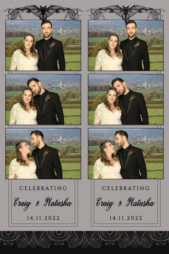 Wedding Photo Booth Hire at St Audries Park in Somerset for Craig and Natasha's Wedding