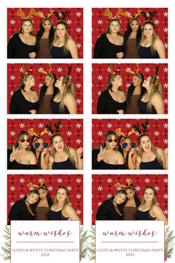 Photo Booth Hire for Christmas party at Somerset Cricket Club