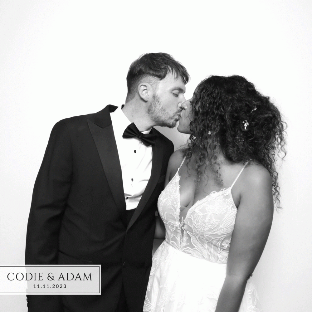 Black and White Photo Booth Hire in Cornwall