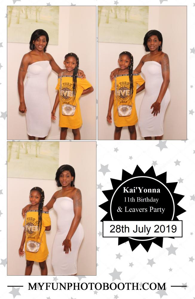 Irene's birthday photo booth hire