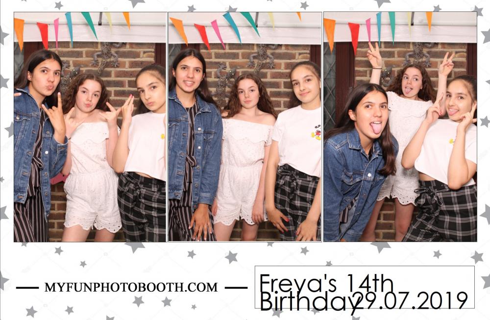 Julia's Birthday photo booth hire surry
